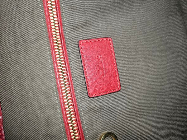 Chloe Red Marcie Zip Crossbody Bag-handbag-Chloe-The Closet Egypt