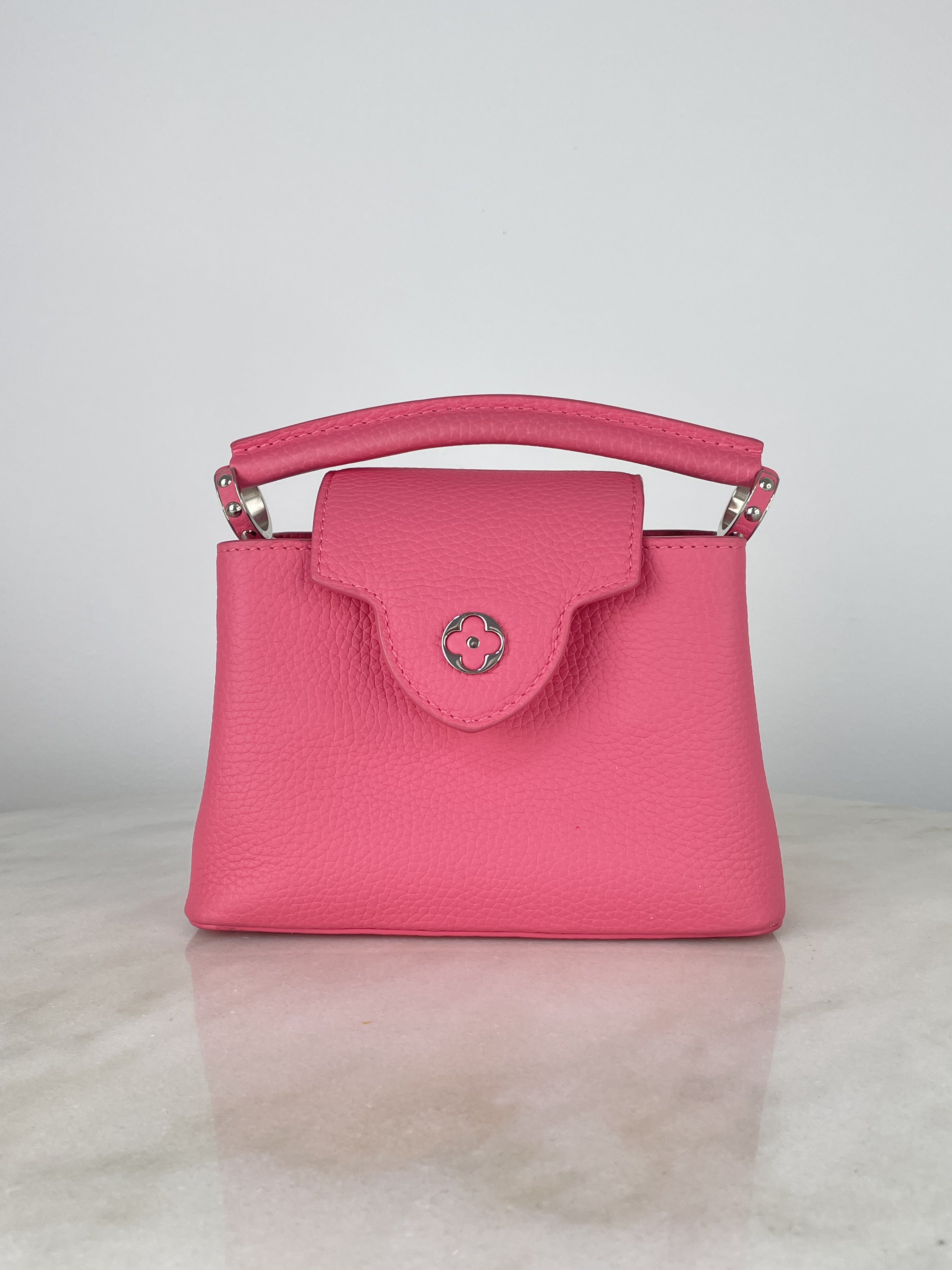 Louis Vuitton Hot Pink Capucines Mini Bag