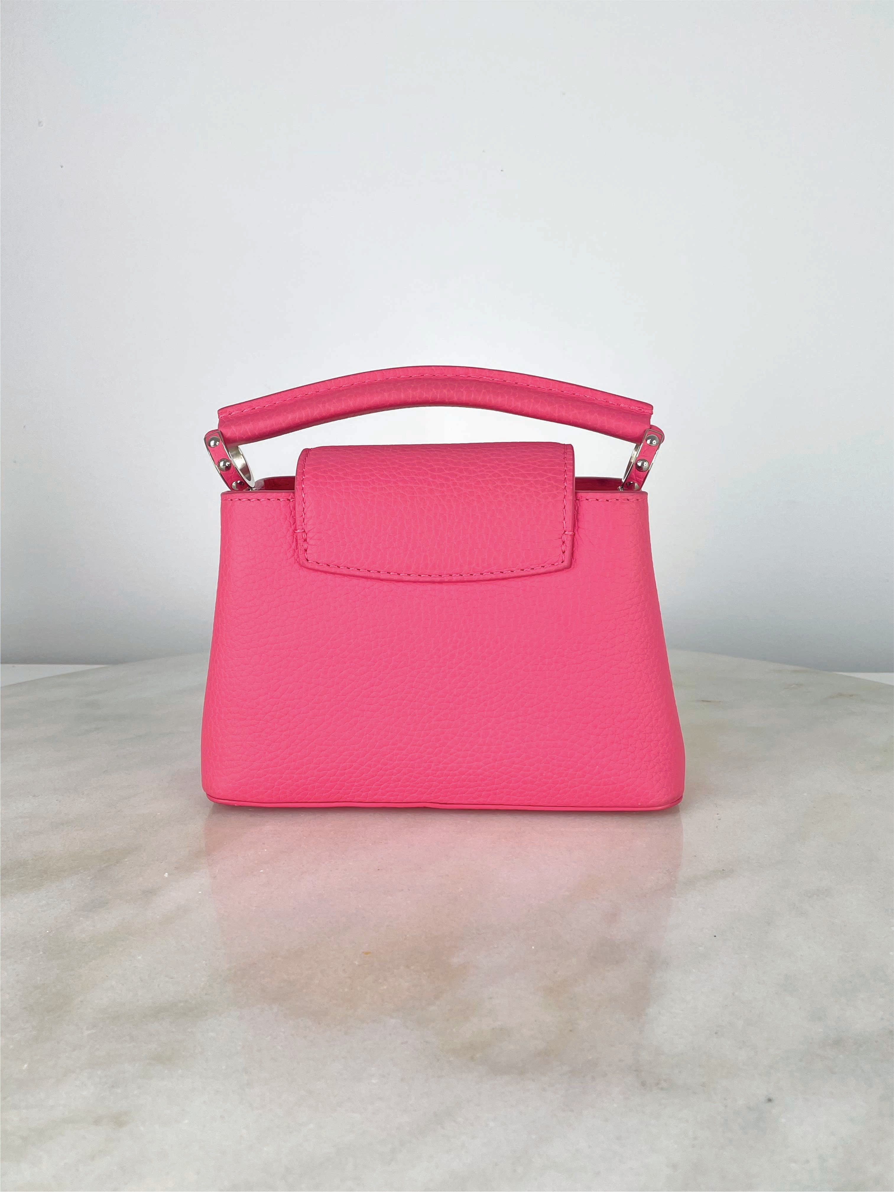 Louis Vuitton Hot Pink Capucines Mini Bag