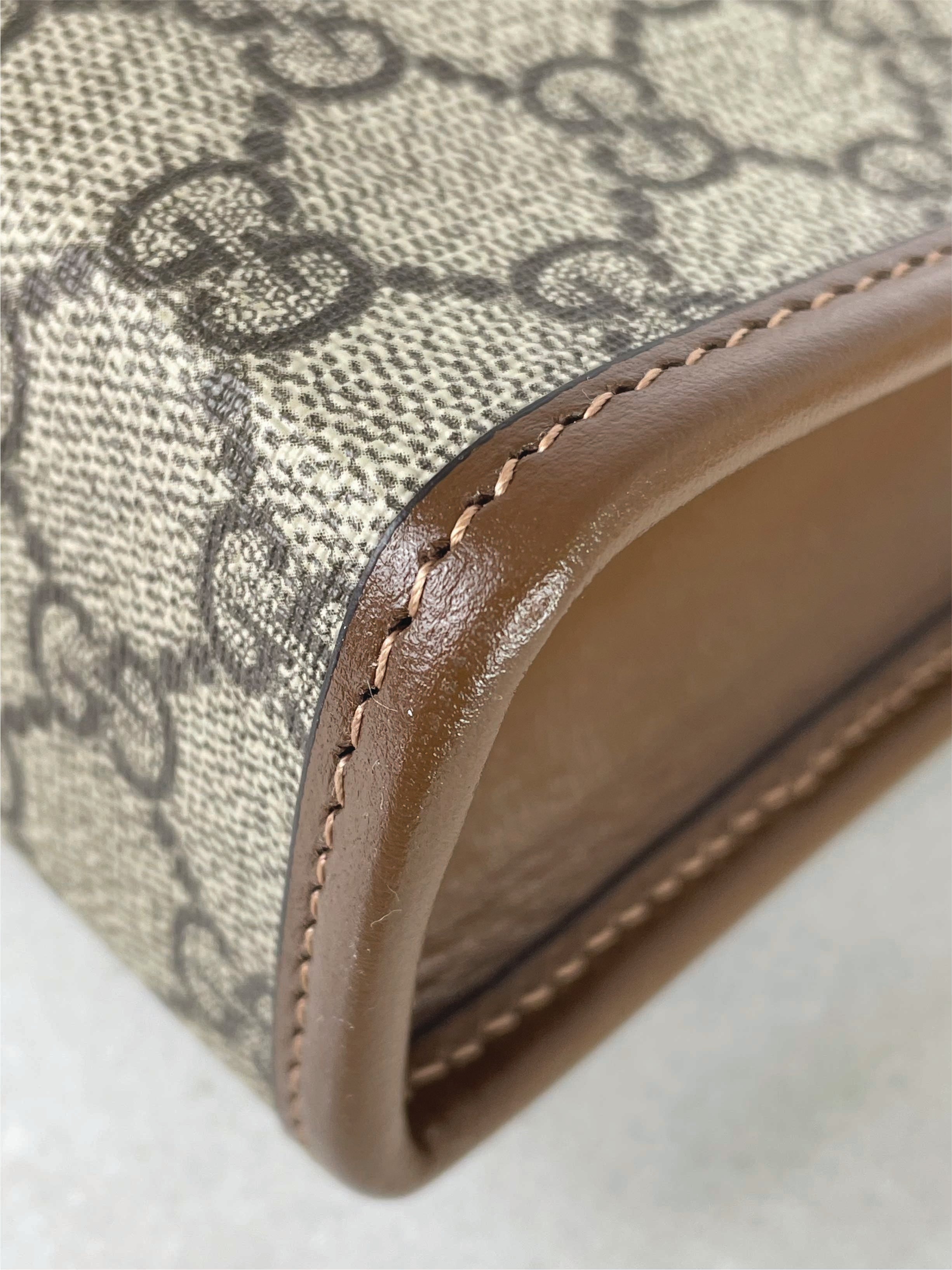 Gucci Brown GG Interlocking Pouch
