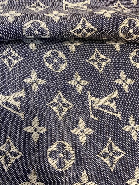 Louis Vuitton Bicolor Monogram Denim Square Shawl-Shawl-Louis Vuitton-The Closet Egypt