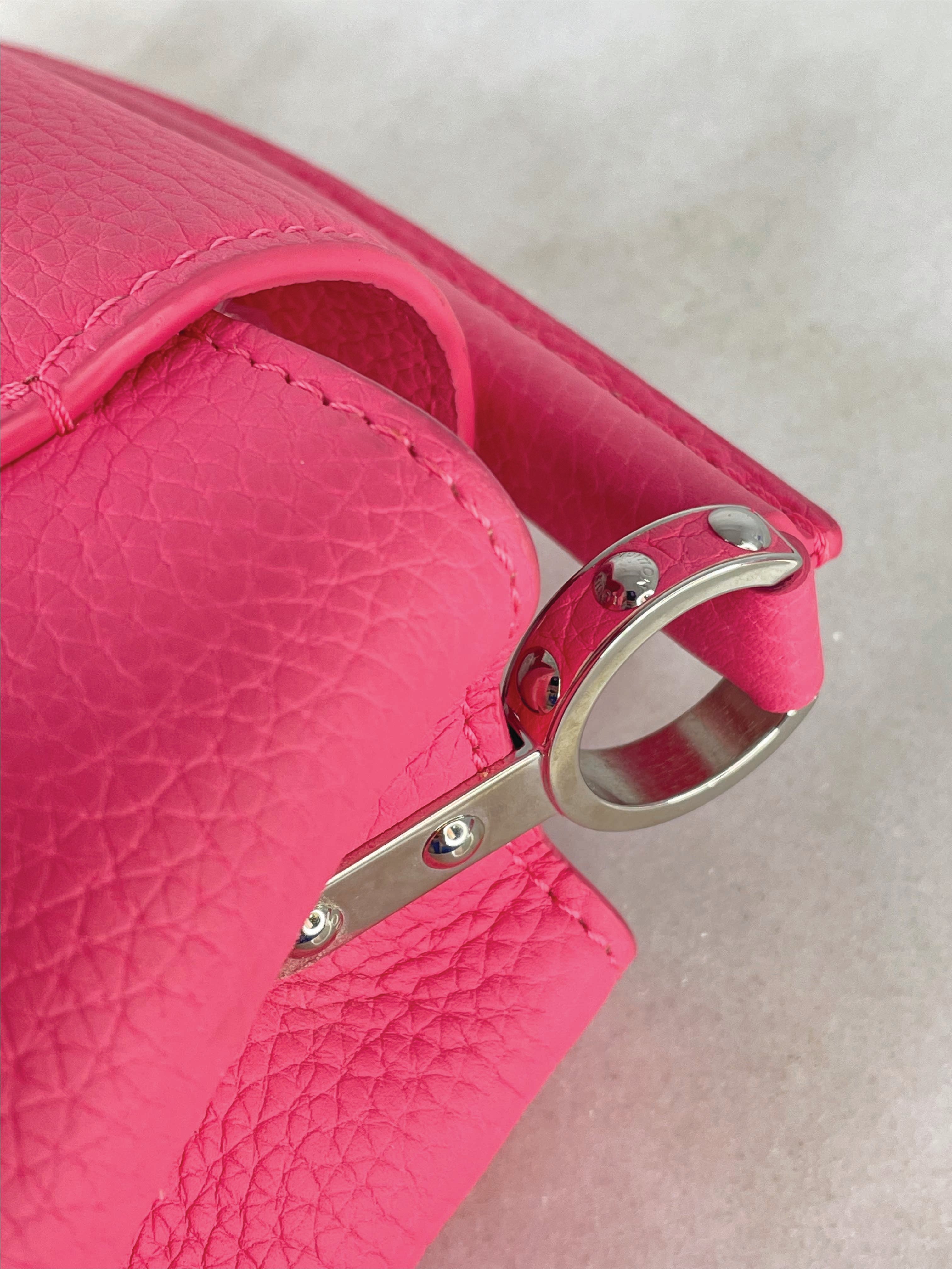Louis Vuitton Hot Pink Capucines Mini Bag