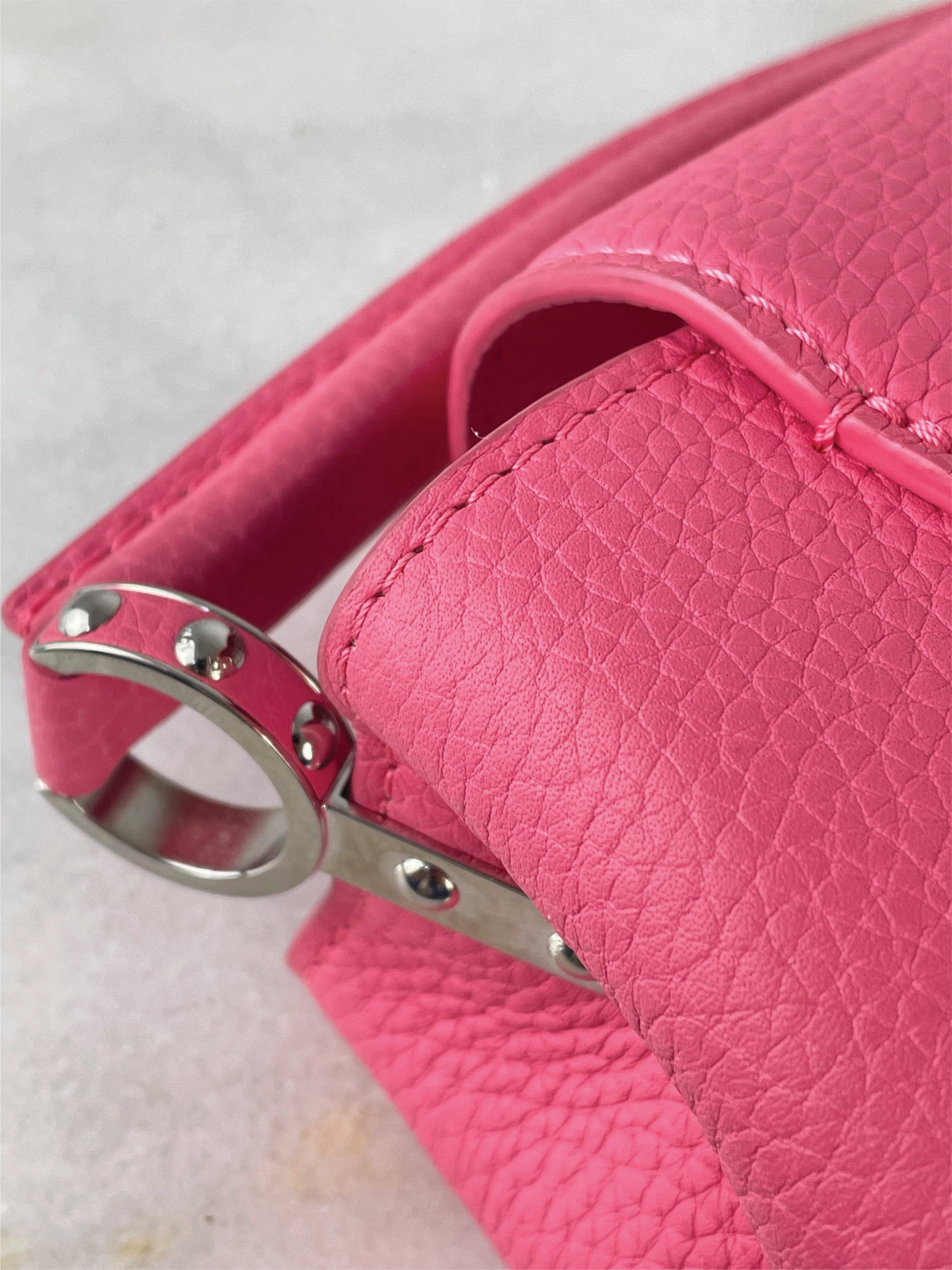 Louis Vuitton Hot Pink Capucines Mini Bag