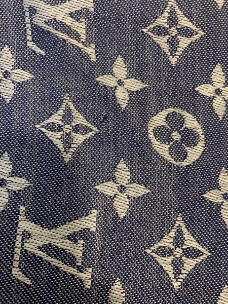 Louis Vuitton Bicolor Monogram Denim Square Shawl-Shawl-Louis Vuitton-The Closet Egypt