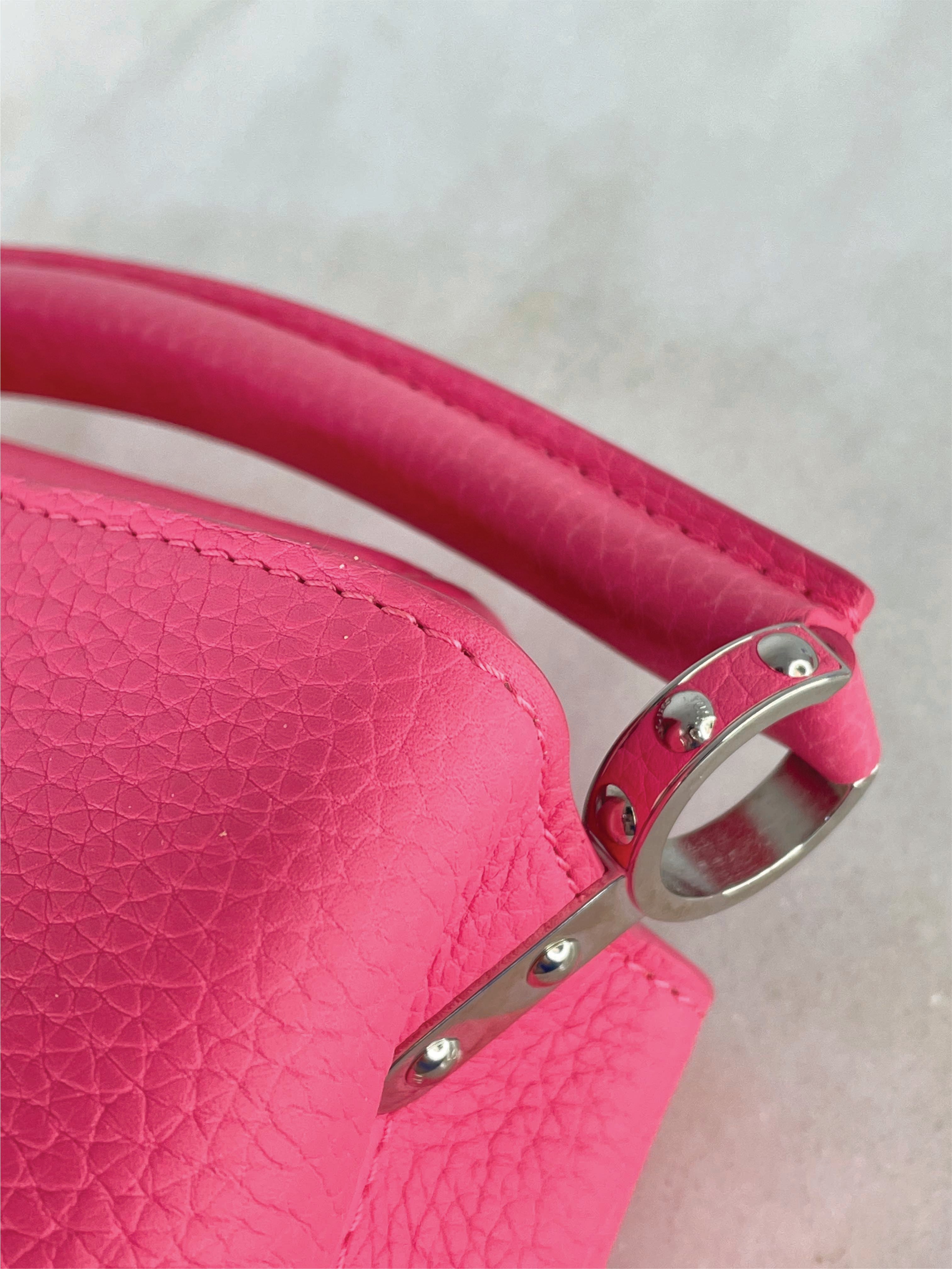 Louis Vuitton Hot Pink Capucines Mini Bag