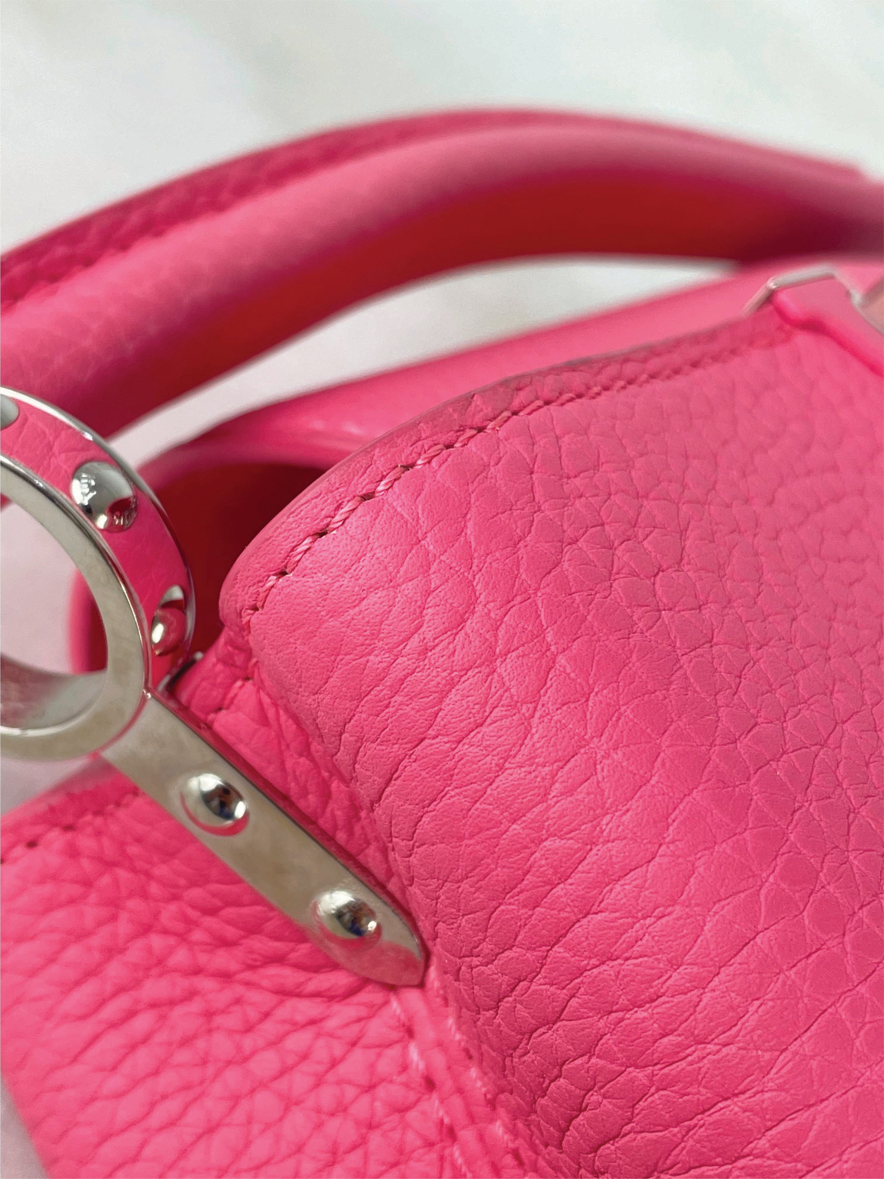 Louis Vuitton Hot Pink Capucines Mini Bag