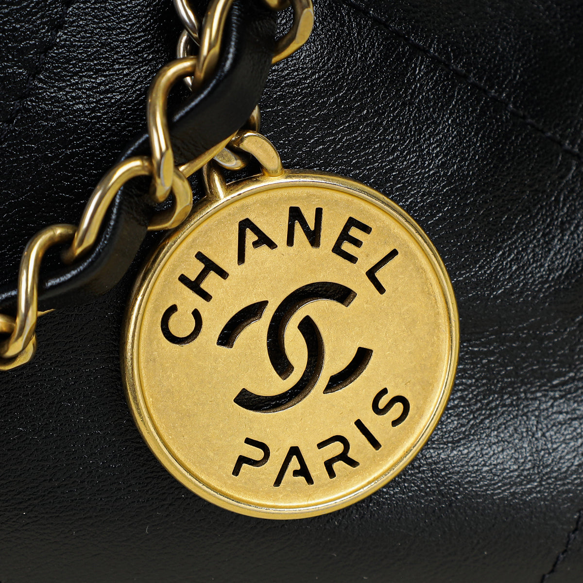 Chanel Black 22 Small Shoulder Bag