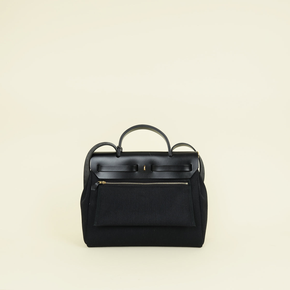 Hermes Noir Retourne Herbag Zip 31 PM Bag