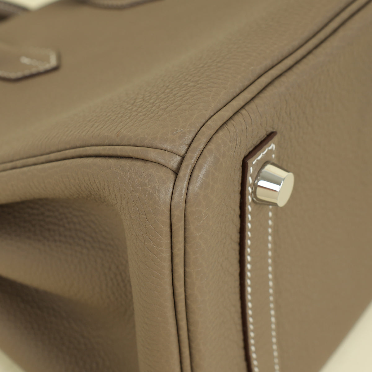 Hermes Etoupe Birkin 25 Bag