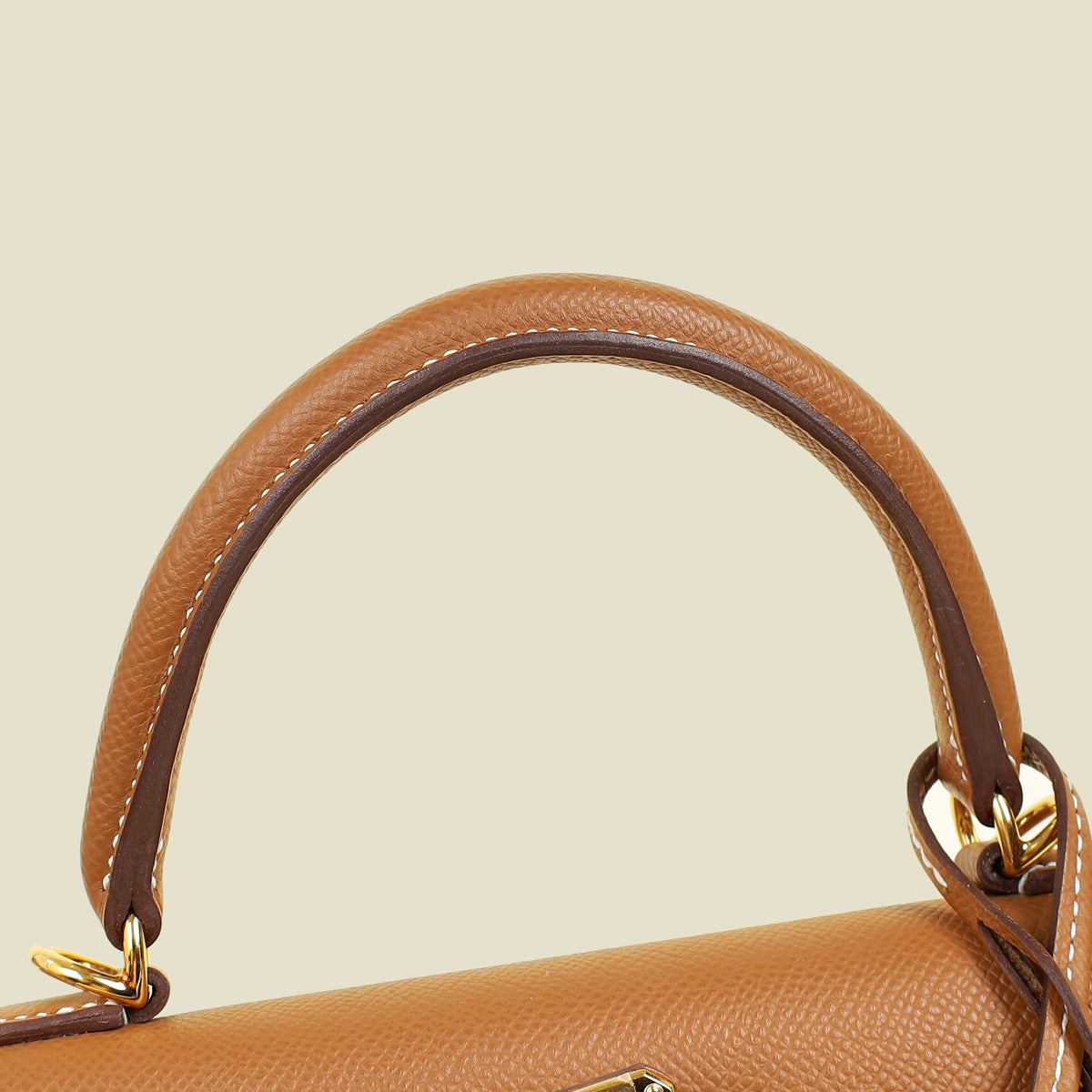 Hermes Gold Kelly 25 Sellier Bag