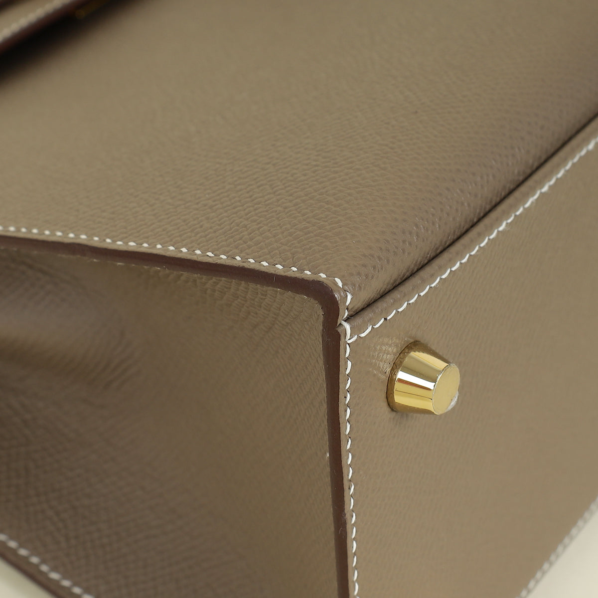 Hermes Etoupe Sellier Kelly 25 Bag