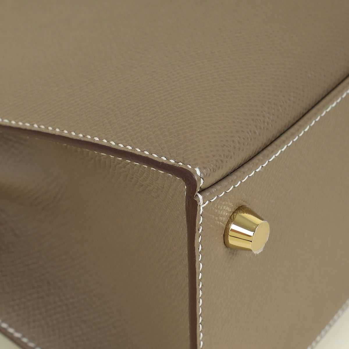 Hermes Etoupe Sellier Kelly 25 Bag