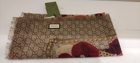 Gucci Multicolor GG Floral Scarf-Scarf-Gucci-The Closet Egypt