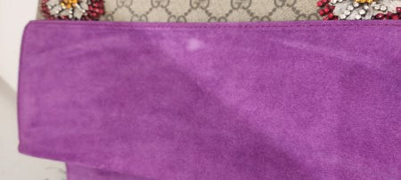 Gucci Bicolor GG Supreme Monogram Feather Embroidered Parrot Dionysus Bag-handbag-Gucci-The Closet Egypt