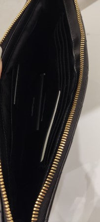 YSL Black Monogram Cassandre Classic Clutch-Clutch-YSL-The Closet Egypt