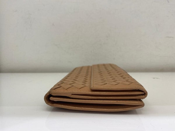 Bottega Veneta Nude Long Wallet-wallet-Bottega Veneta-The Closet Egypt