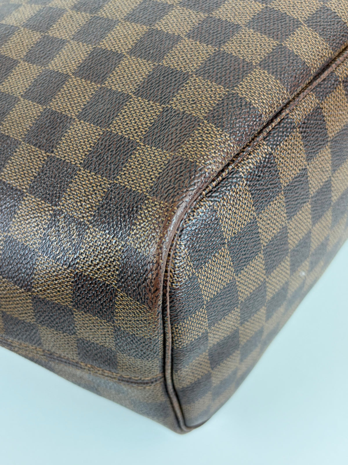 Louis Vuitton Damier Ebene Neverfull MM Bag