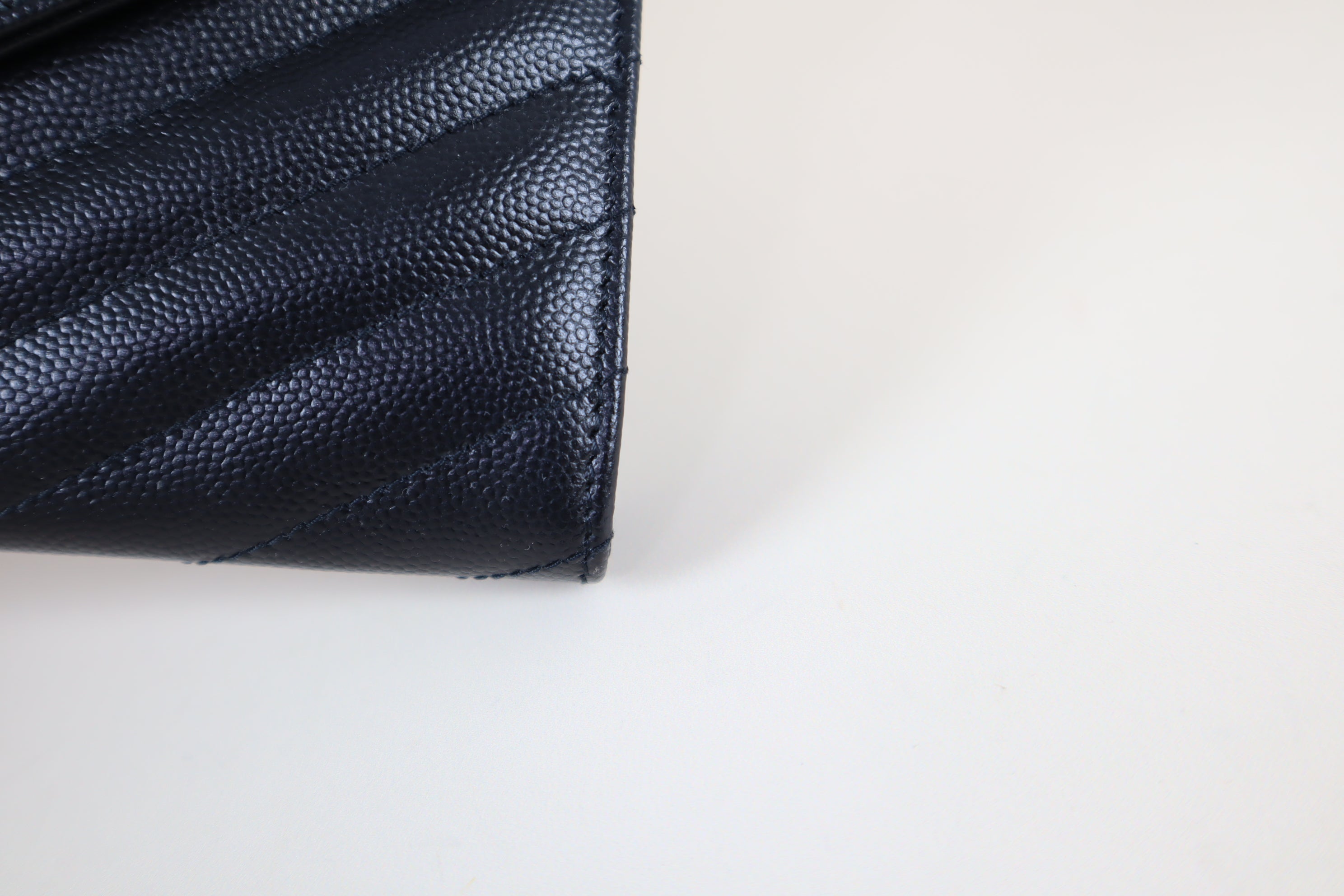YSL Black Cassandre Flap Pouch
