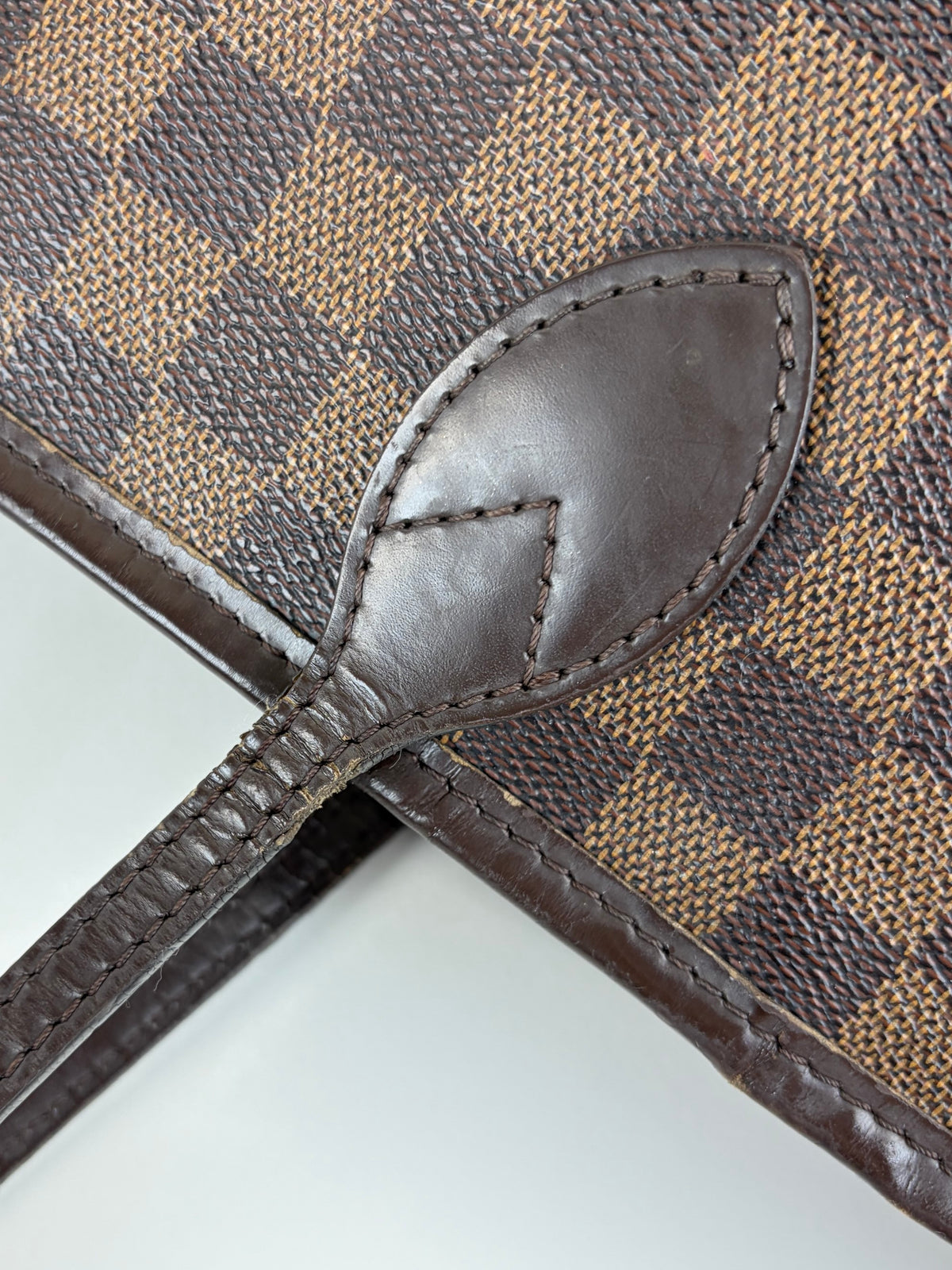 Louis Vuitton Damier Ebene Neverfull MM Bag
