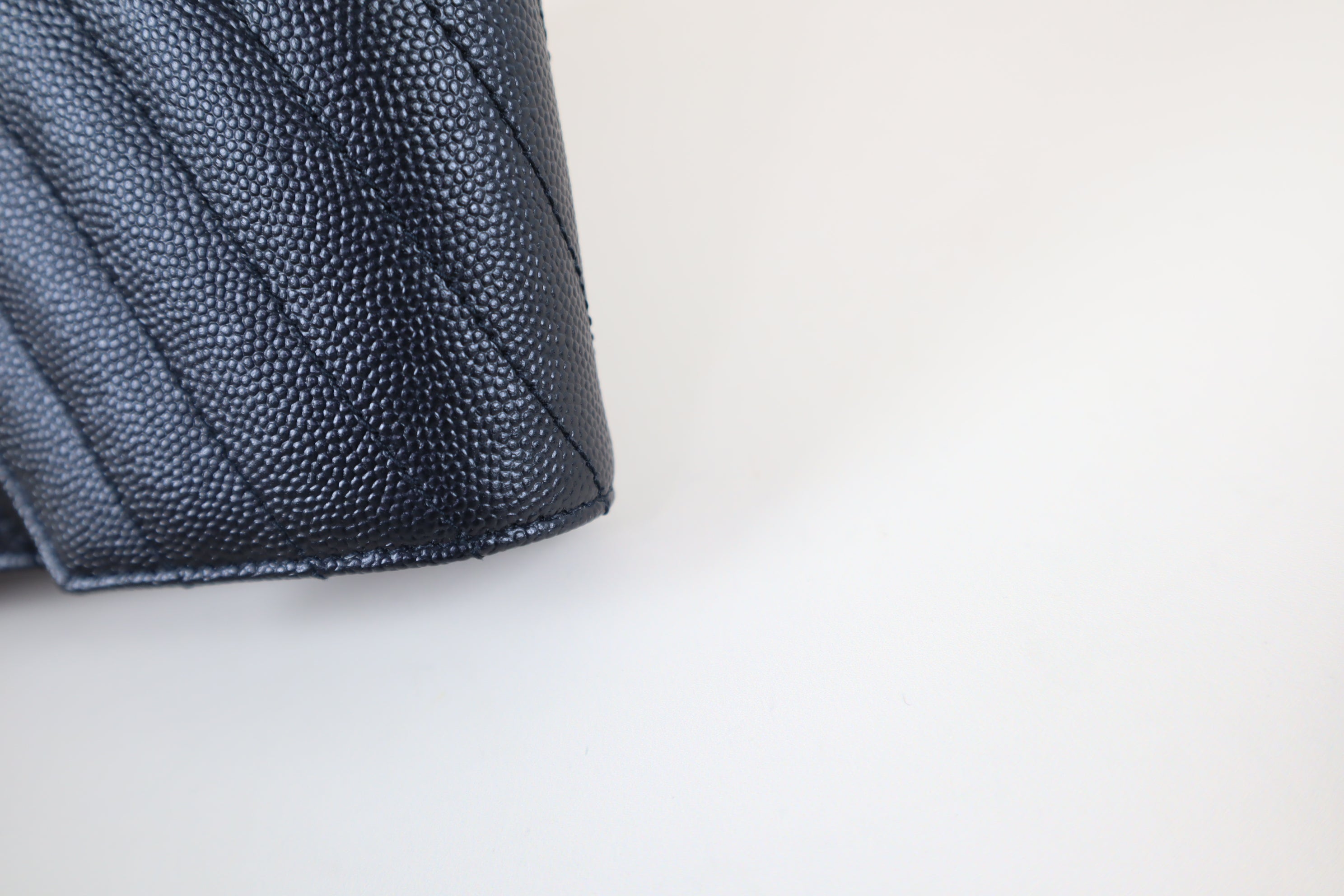 YSL Black Cassandre Flap Pouch