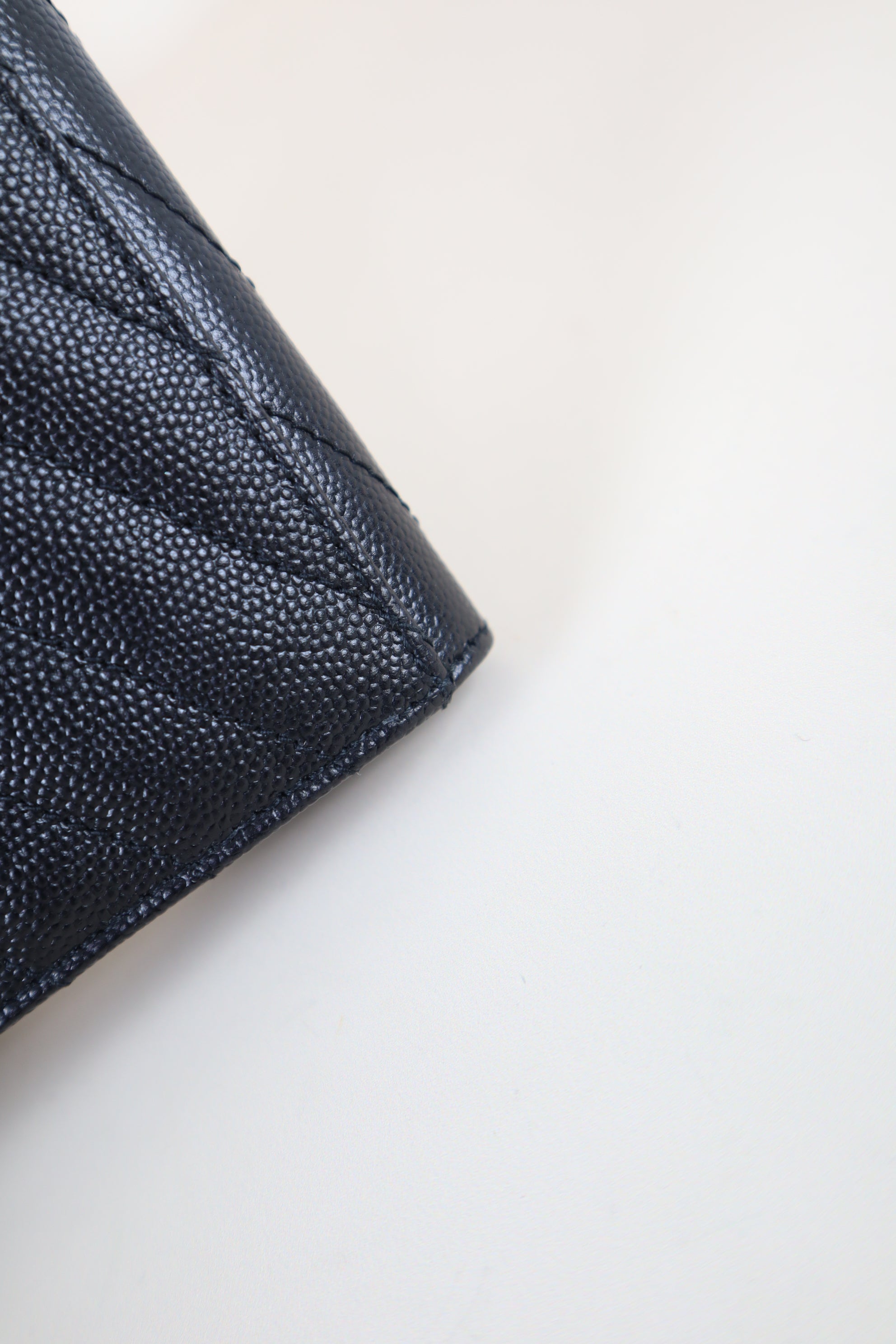 YSL Black Cassandre Flap Pouch