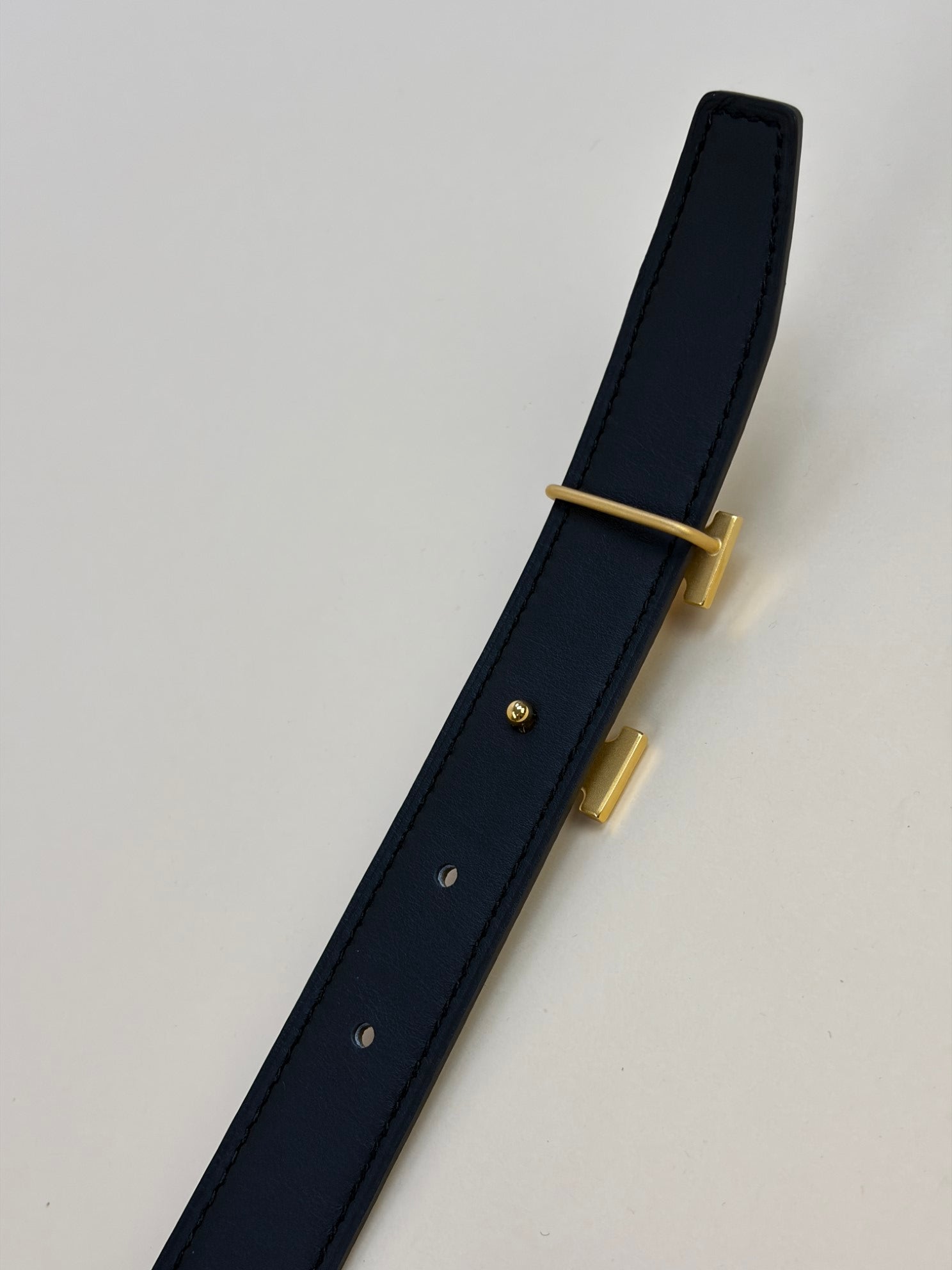 Hermes Bicolor Mini Constance 24mm Buckle Belt