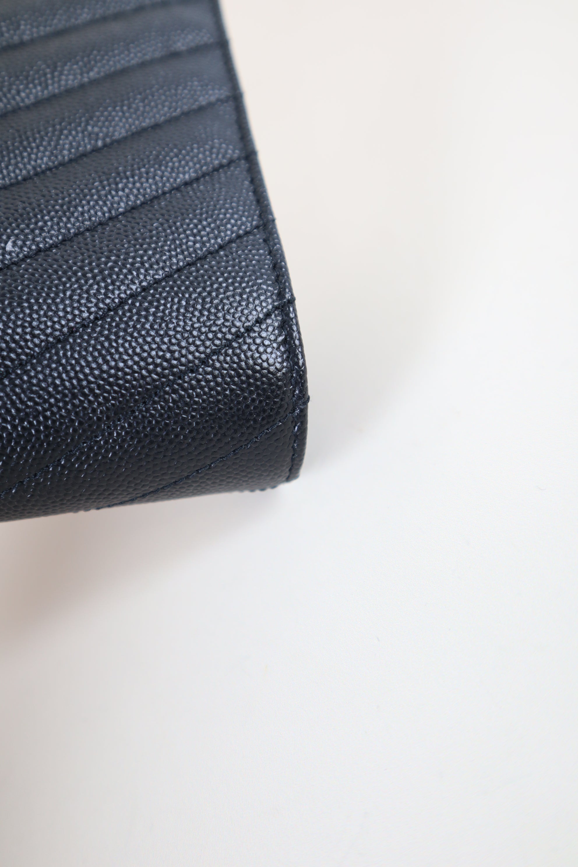 YSL Black Cassandre Flap Pouch