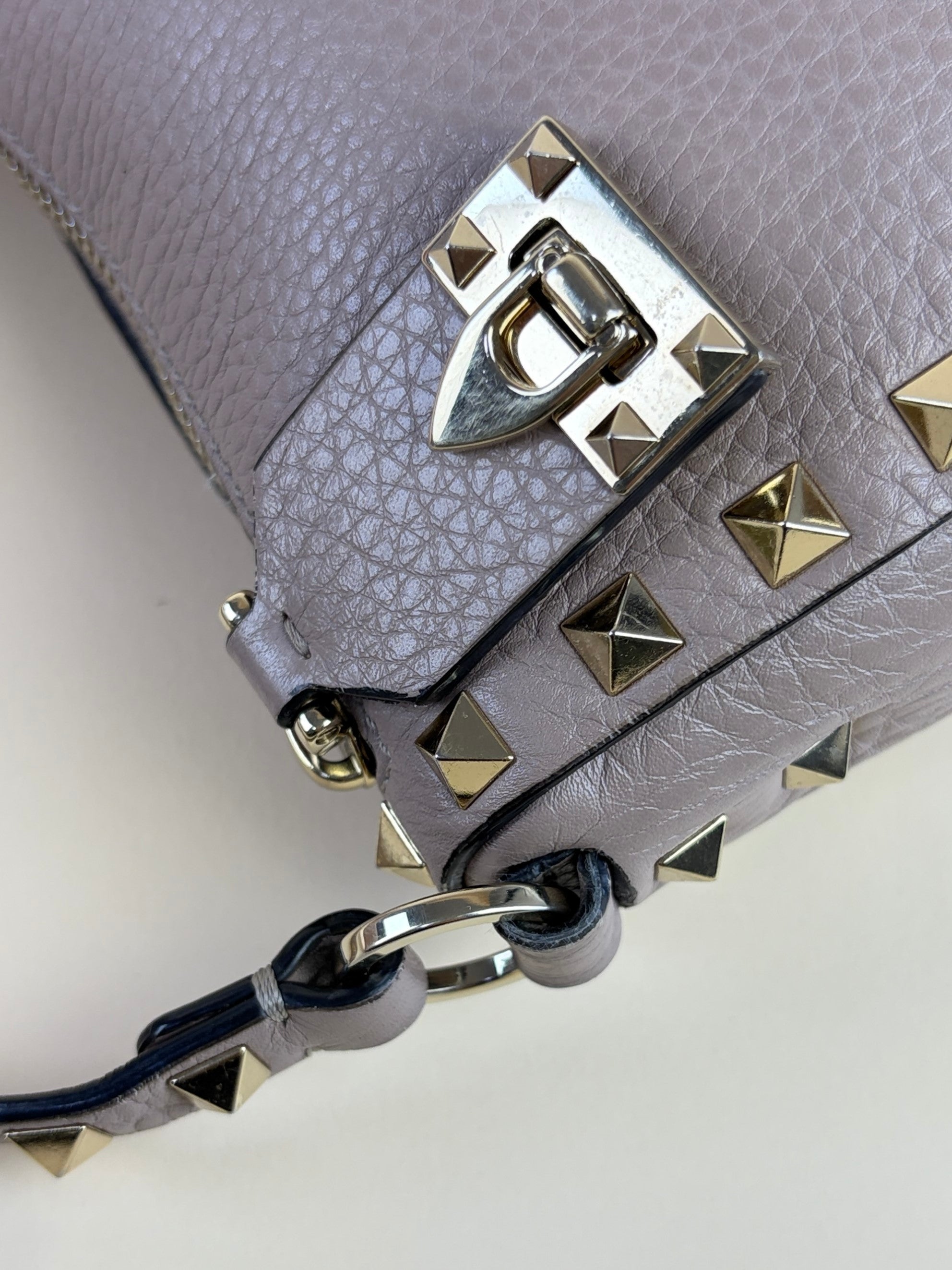 Valentino Nude Small Rockstud Crossbody Bag