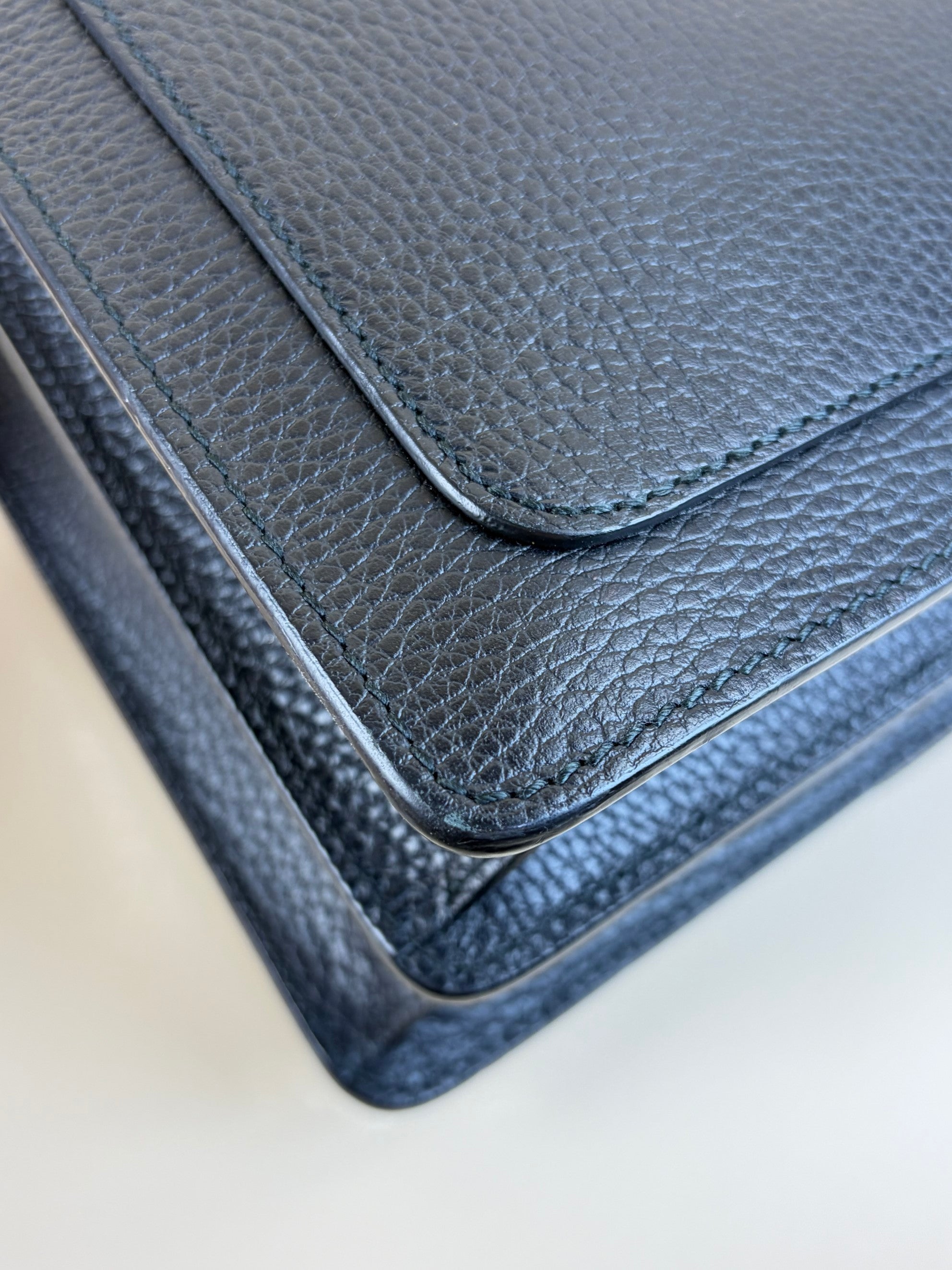 Gucci Black Dionysus black calfskin crystal medium