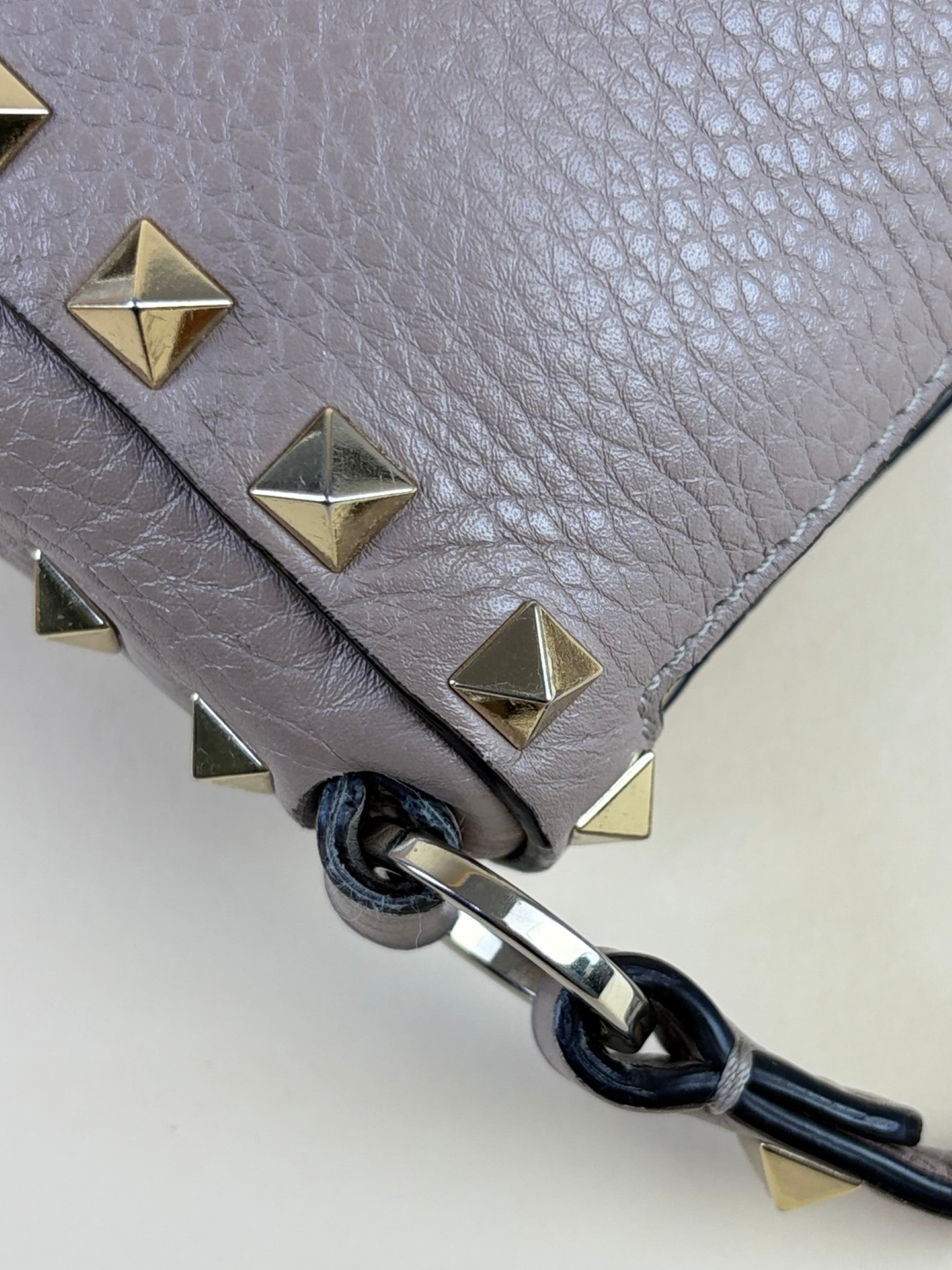 Valentino Nude Small Rockstud Crossbody Bag