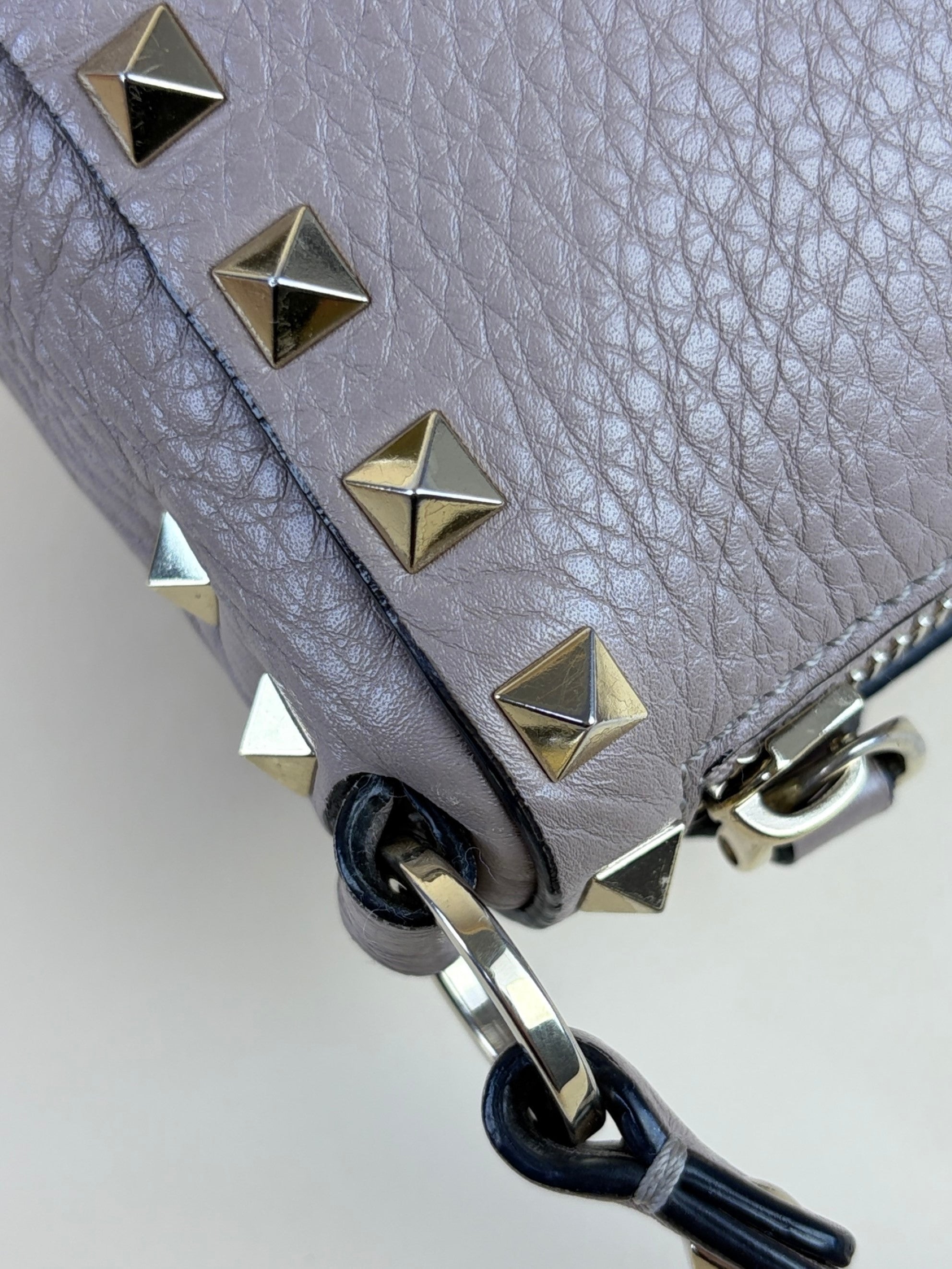 Valentino Nude Small Rockstud Crossbody Bag