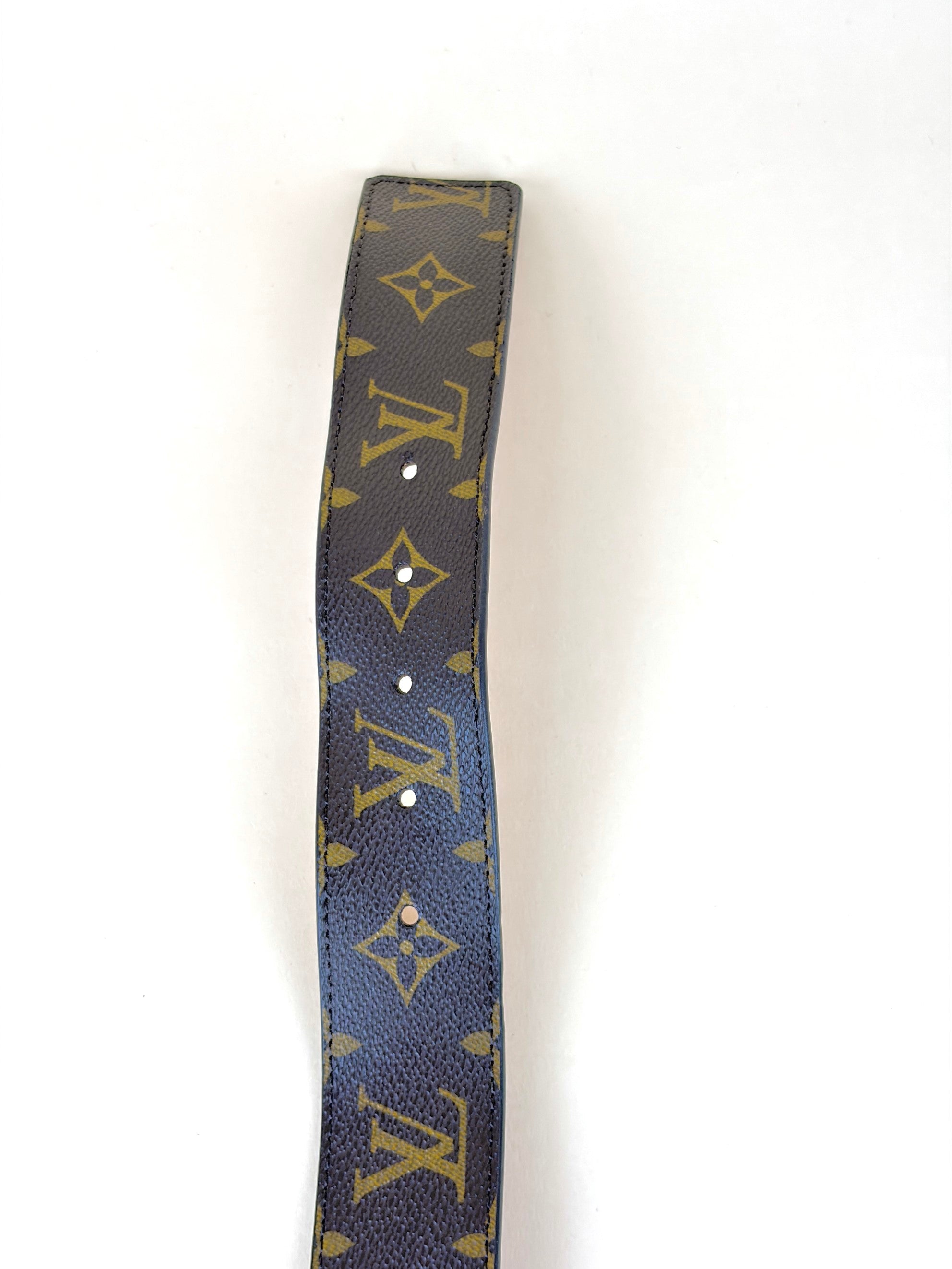 Louis Vuitton Monogram Beige Initiales Belt 40