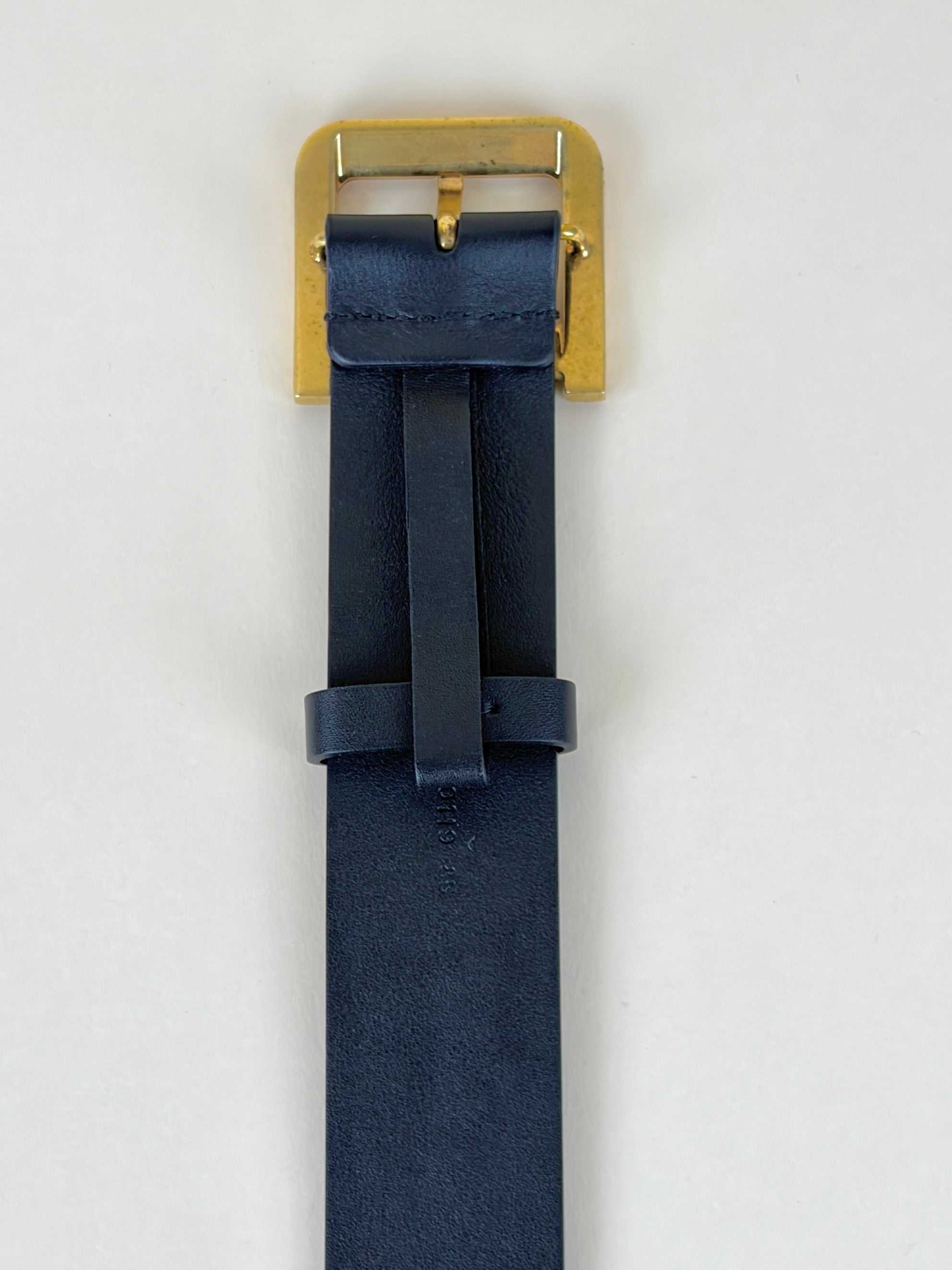 Christian Dior Black Diorquake 35 mm Belt