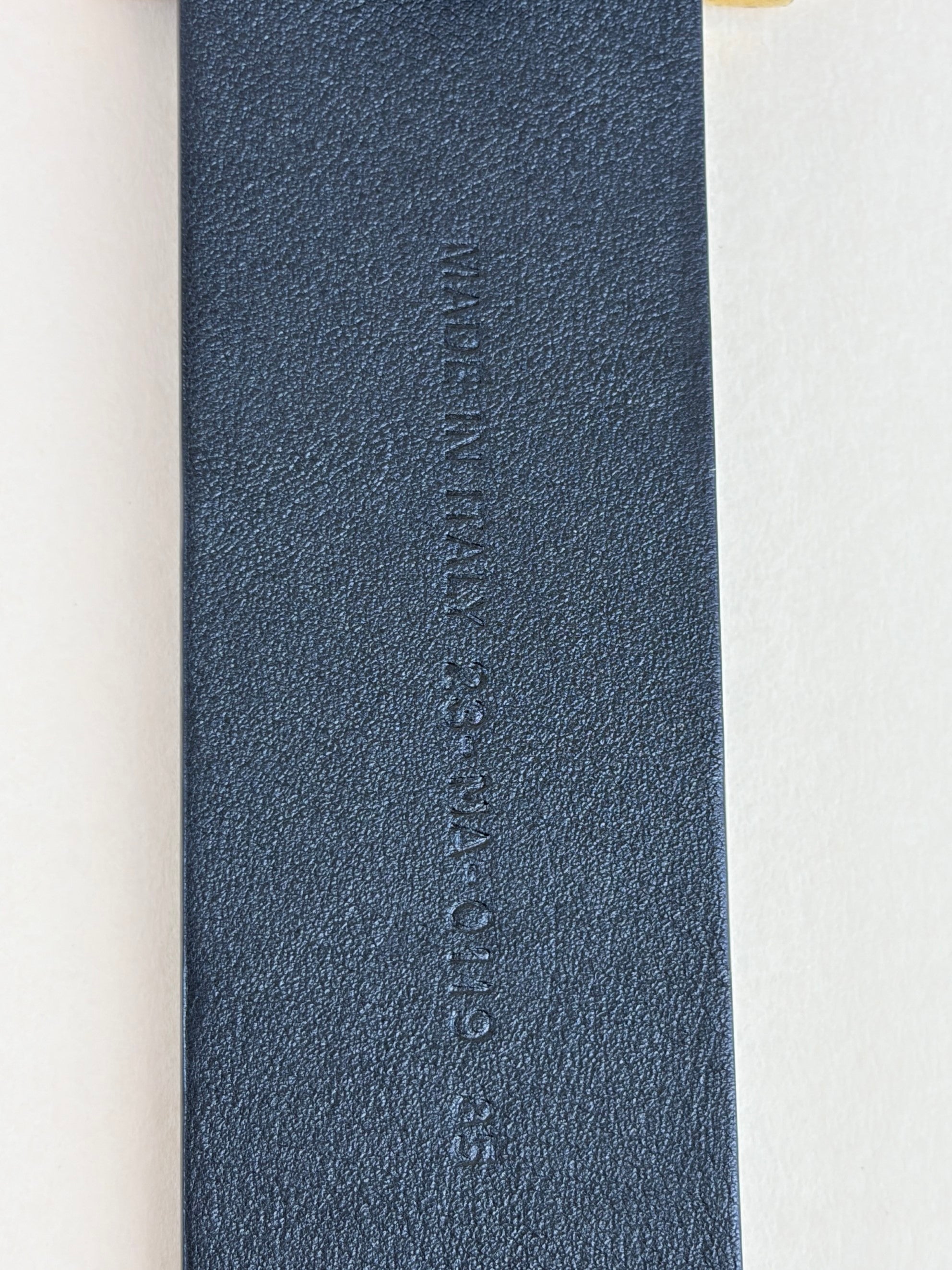 Christian Dior Black Diorquake 35 mm Belt