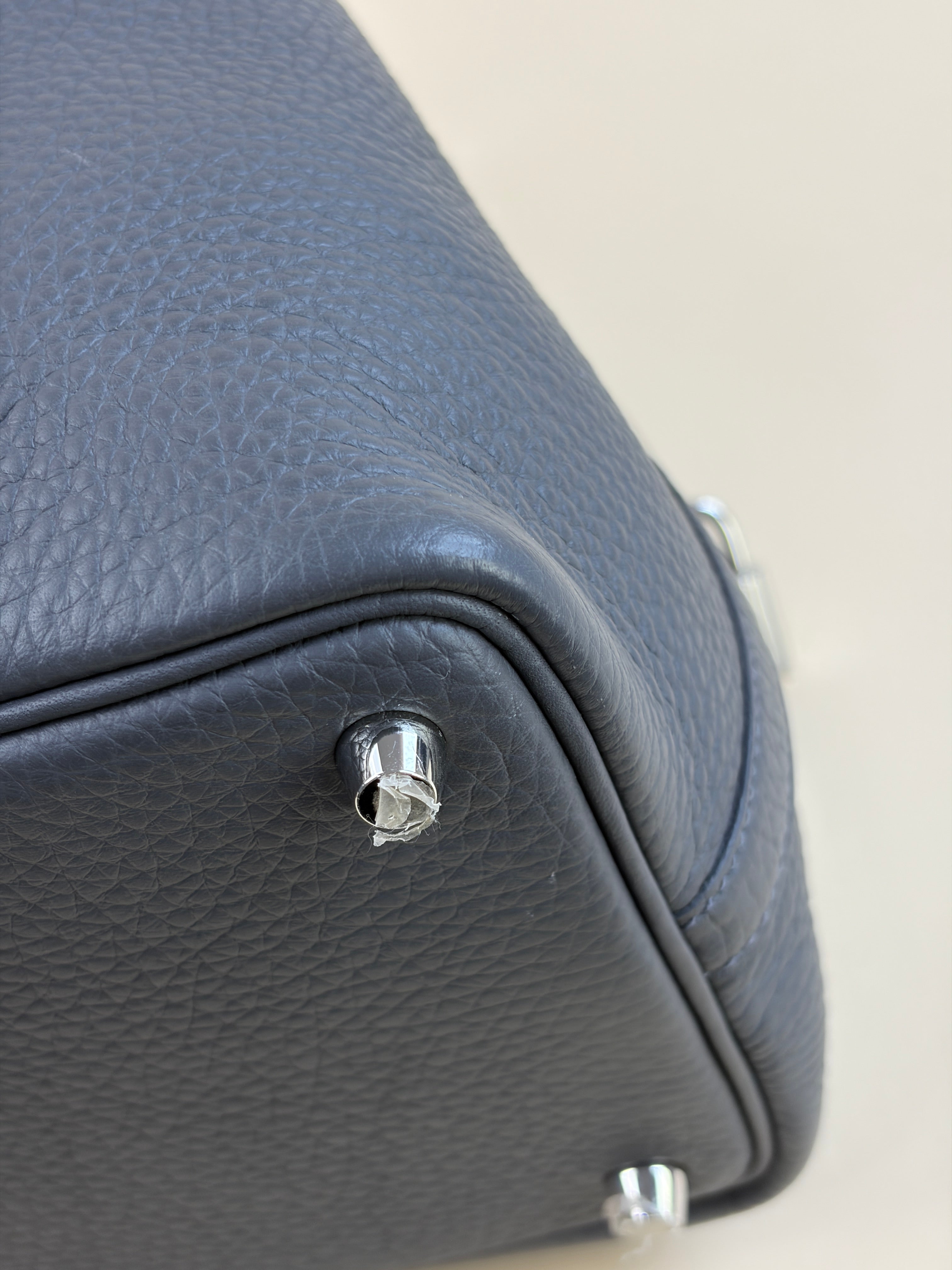 Hermes Gris Misty Picotin Lock 18 Bag