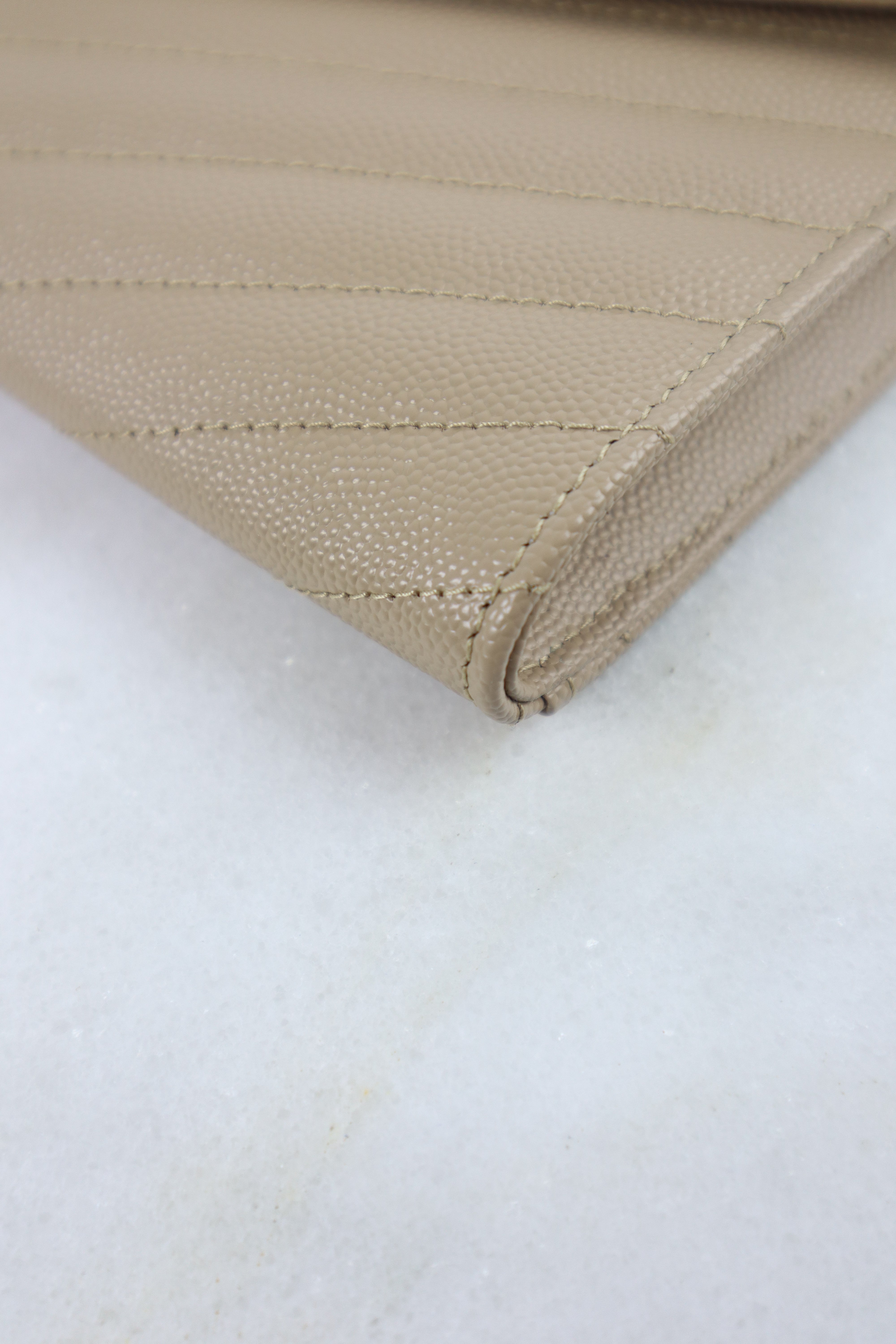 YSL Beige Cassandre Pouch