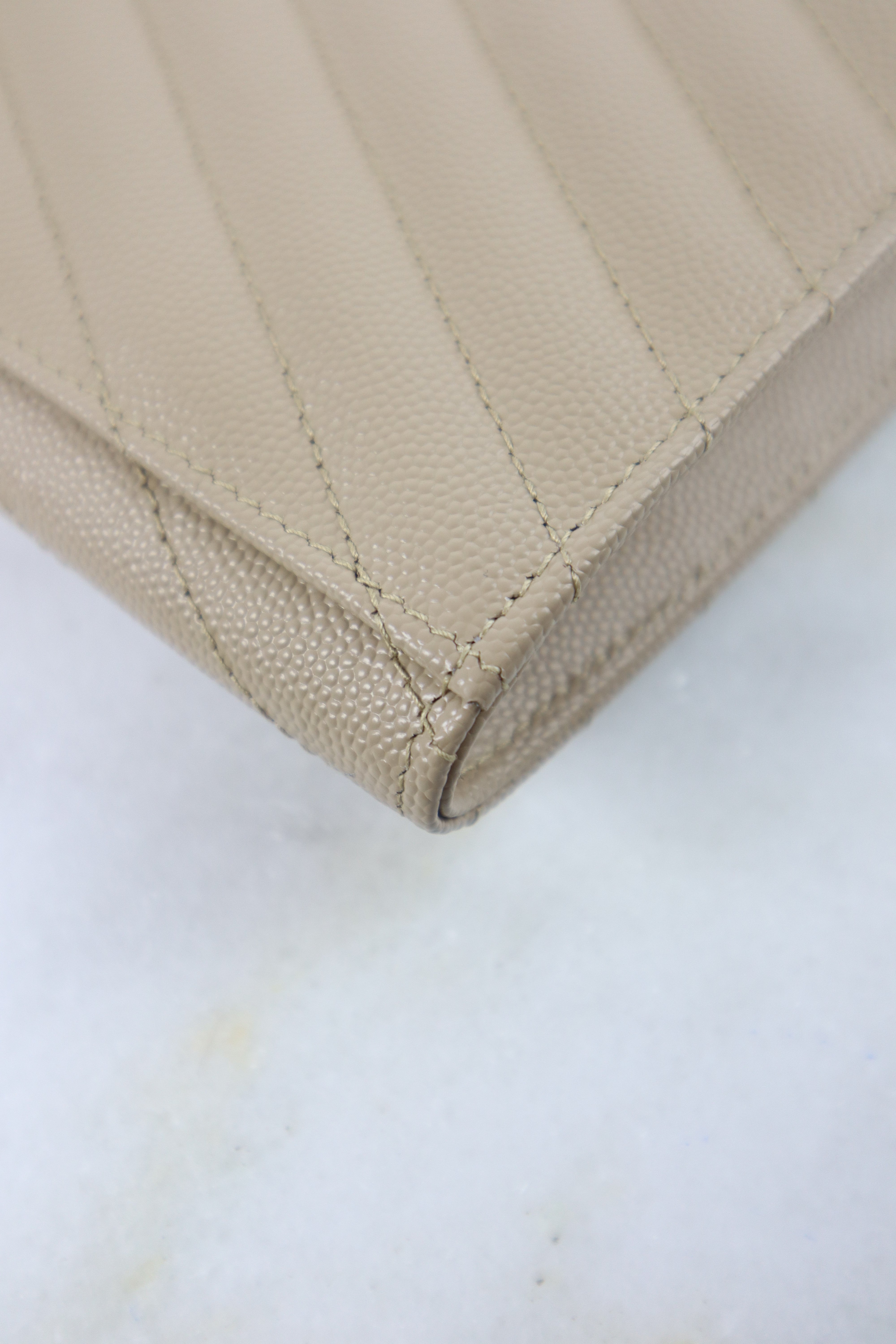YSL Beige Cassandre Pouch