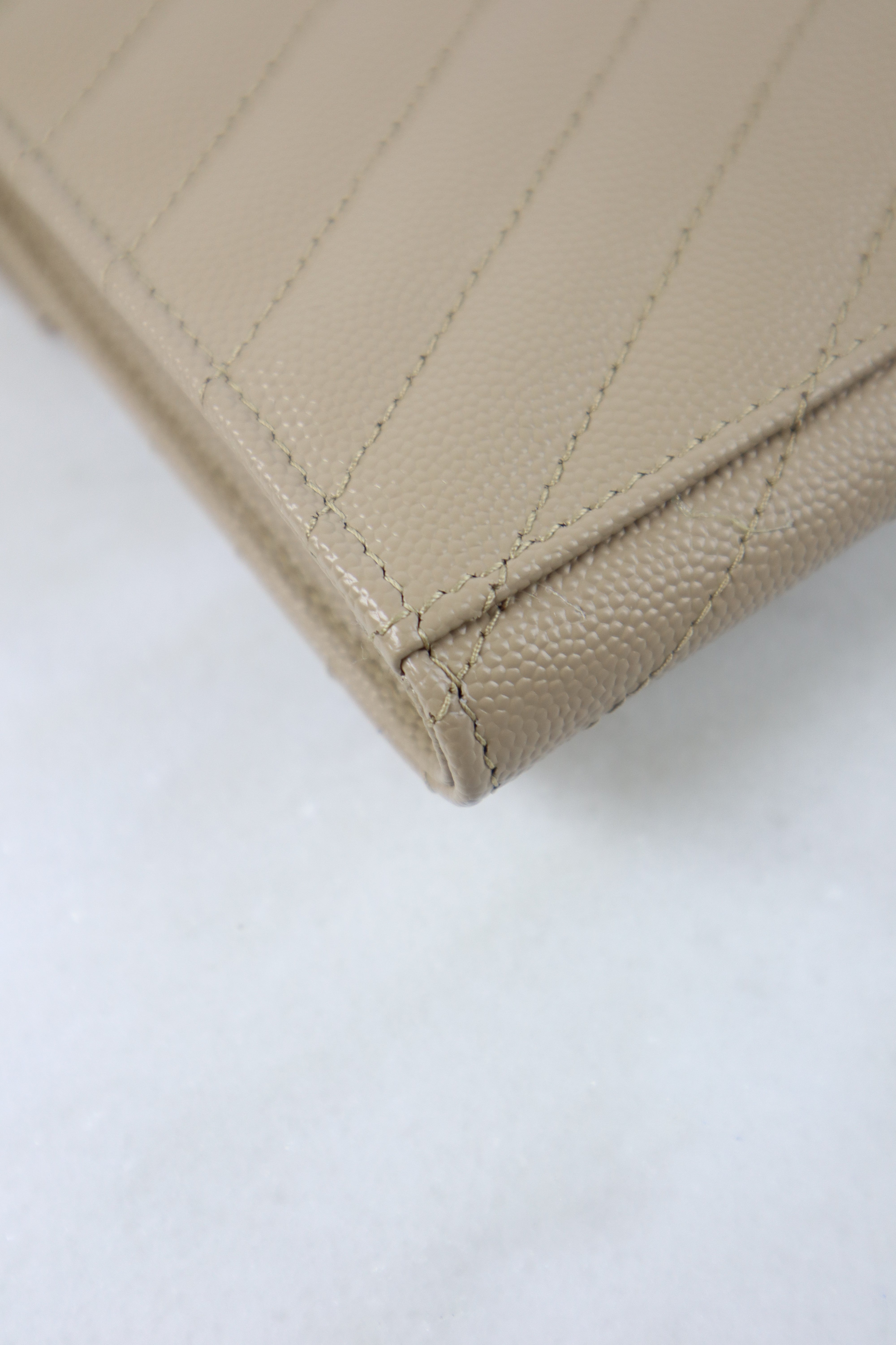 YSL Beige Cassandre Pouch