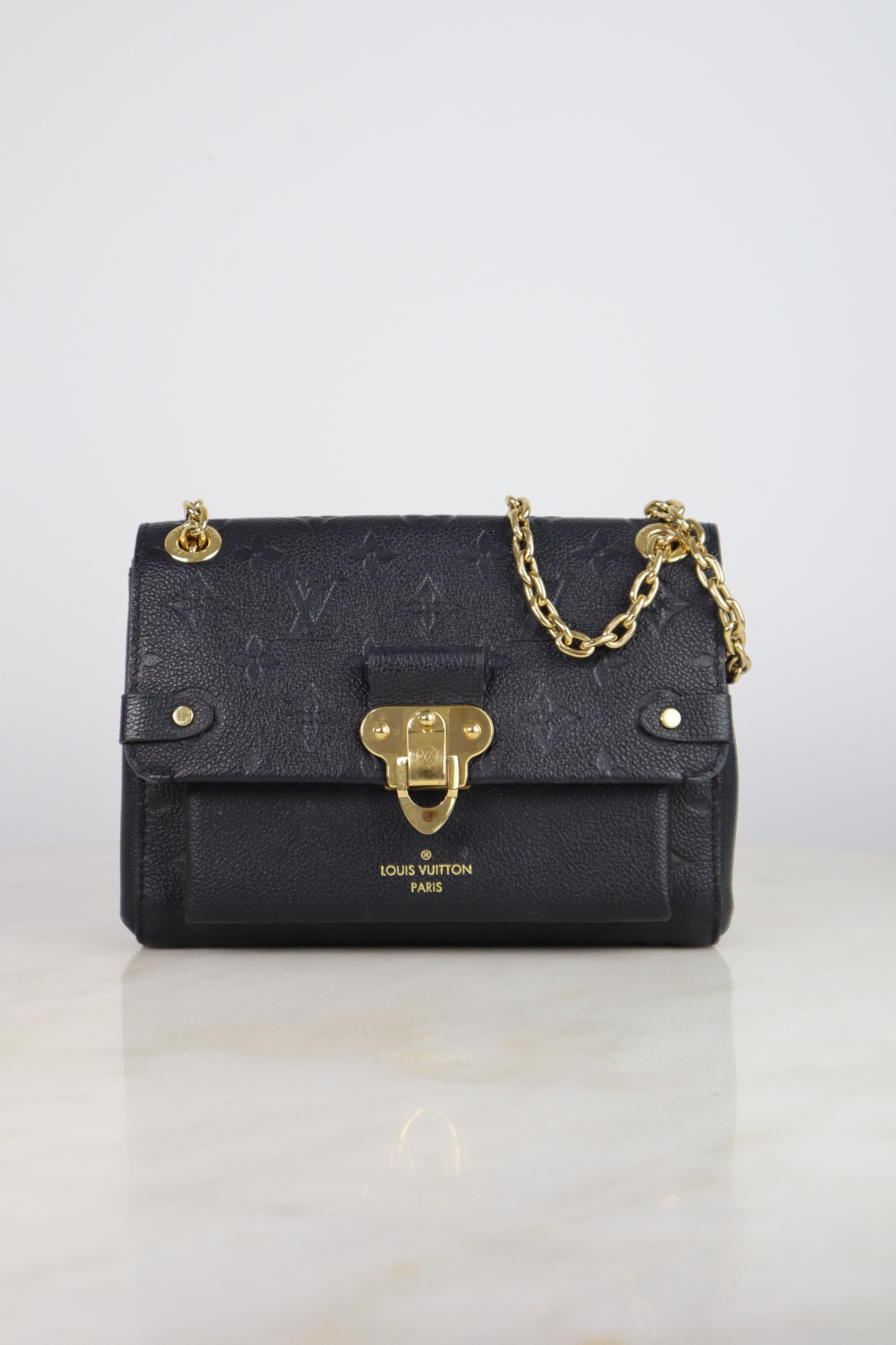Louis Vuitton Black Monogram Empreinte Vavin BB Bag
