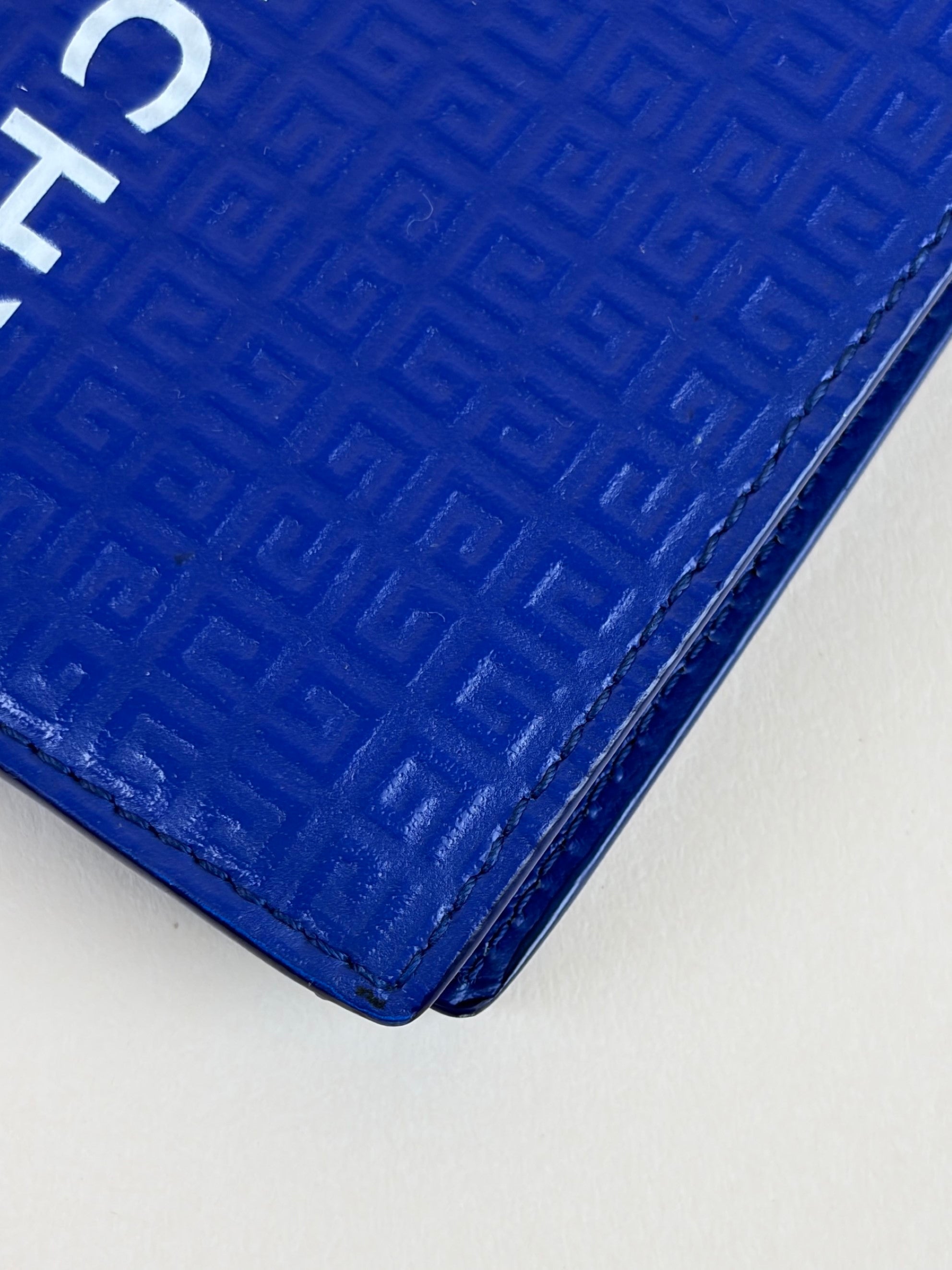 Givenchy Blue Ocean 4G Embossed Bifold Wallet