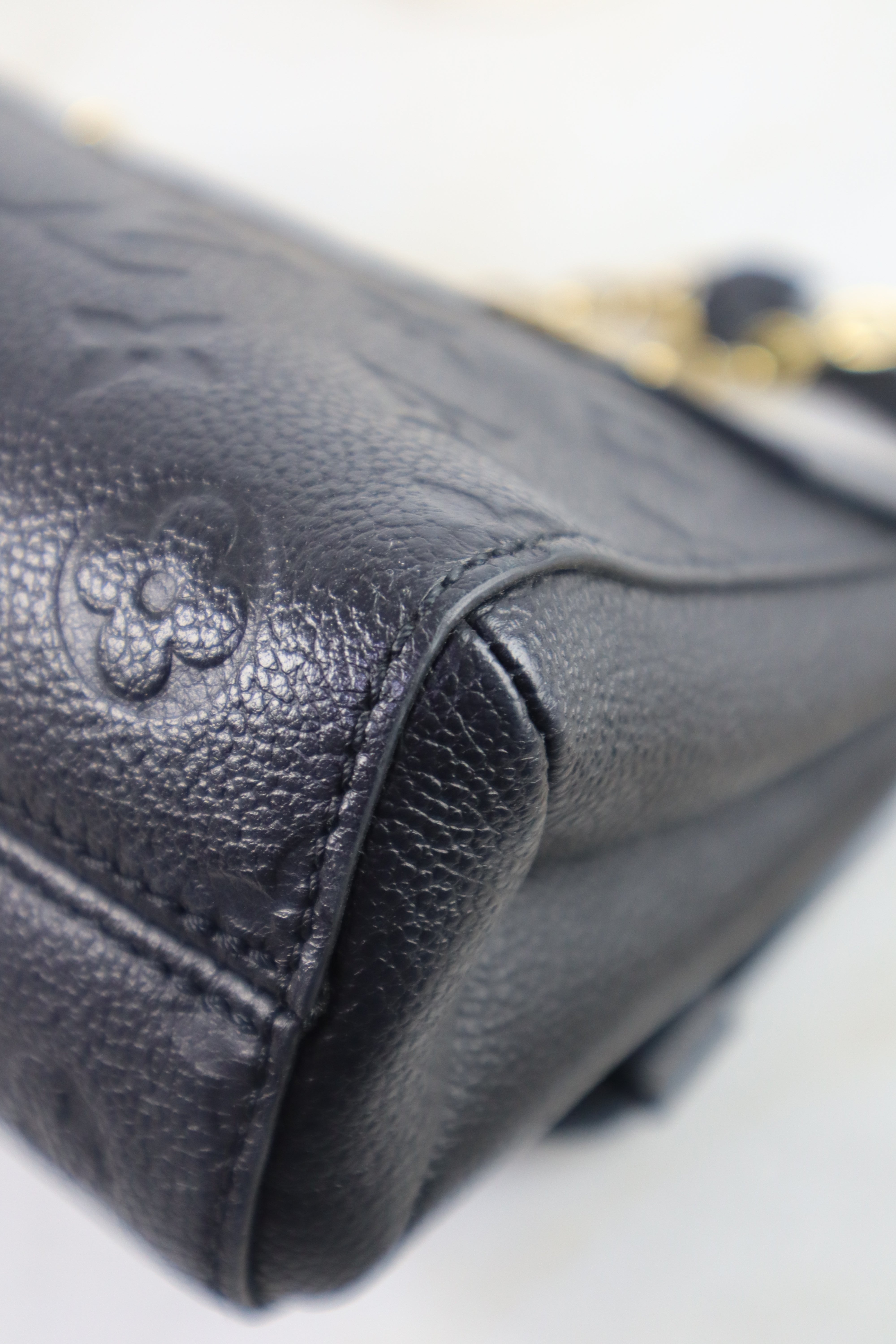 Louis Vuitton Black Monogram Empreinte Vavin BB Bag