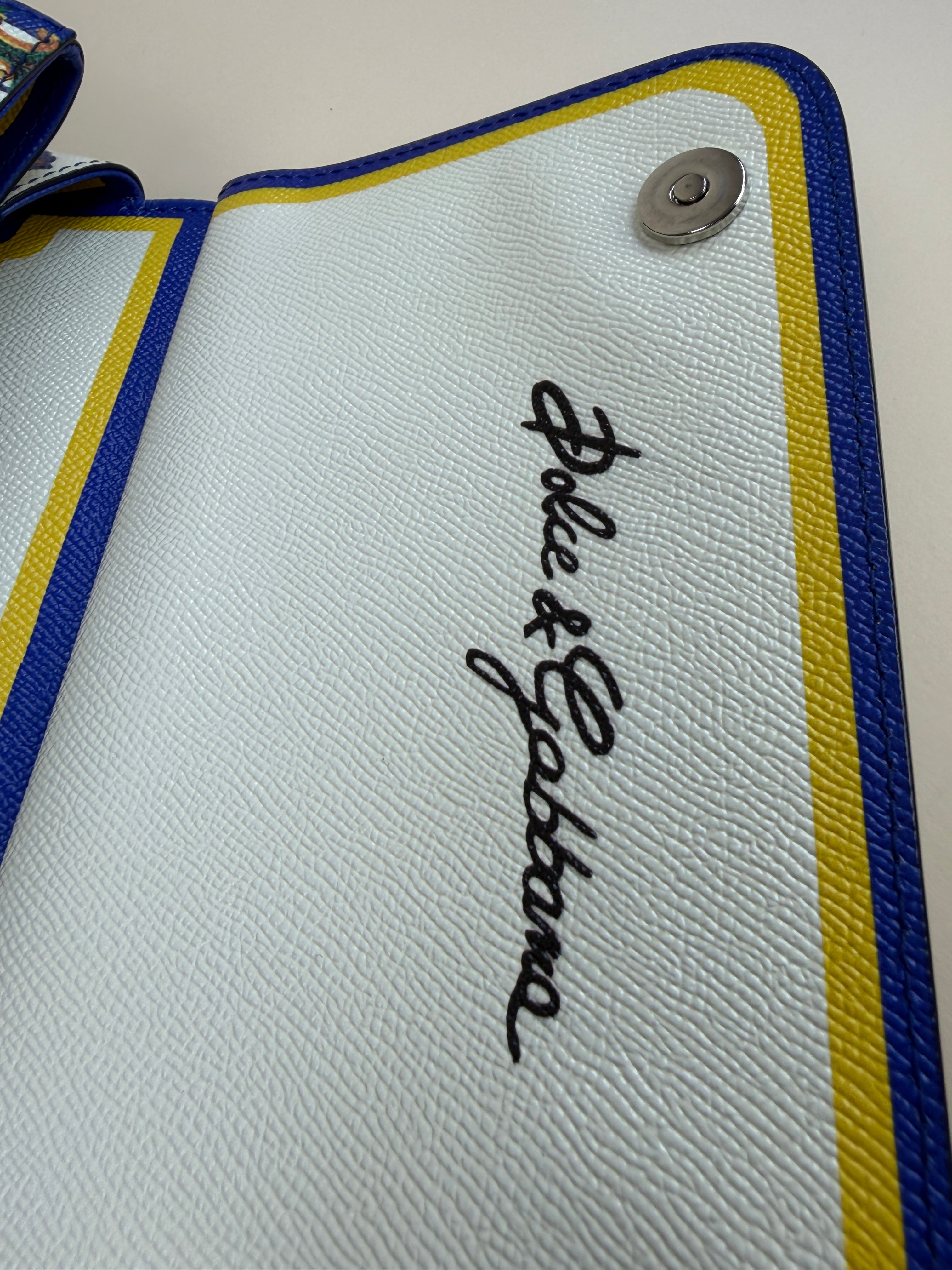 Dolce & Gabbana Multicolor Dauphine Large Sicily Majolica with Strap