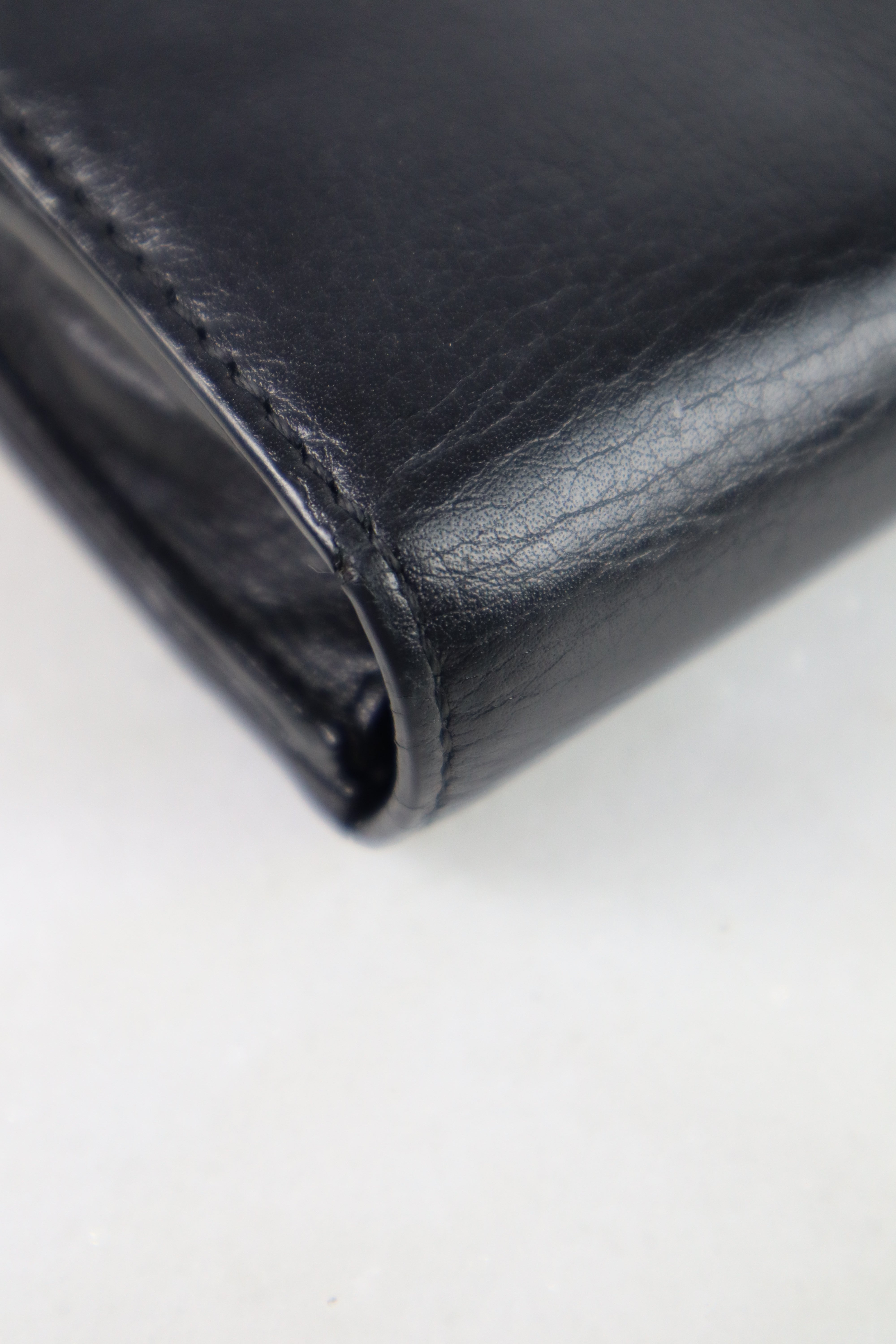Burberry House Check Black Porter Continental Long Wallet