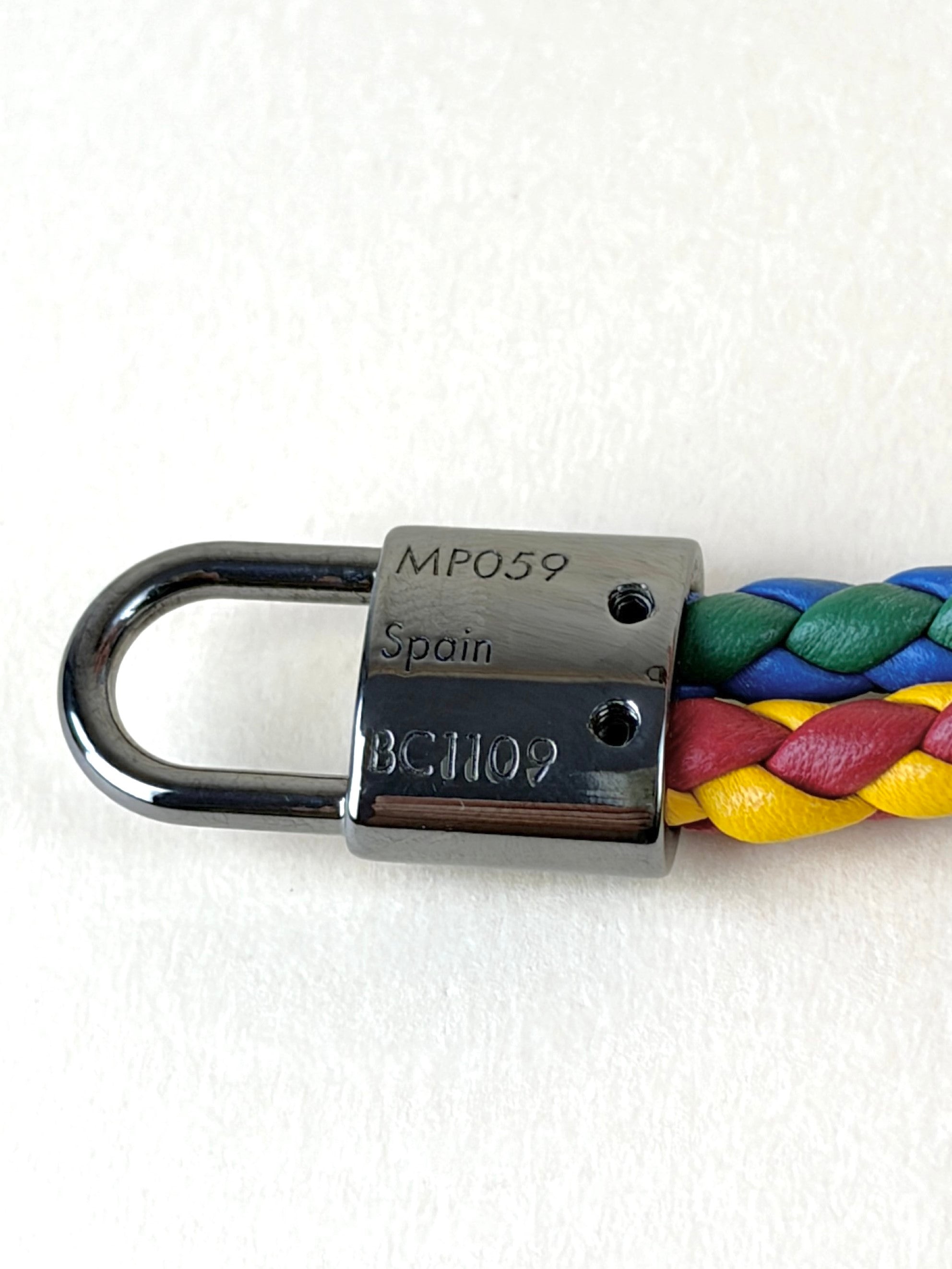 Louis Vuitton Multicolor Braided Twin Locks Bracelet