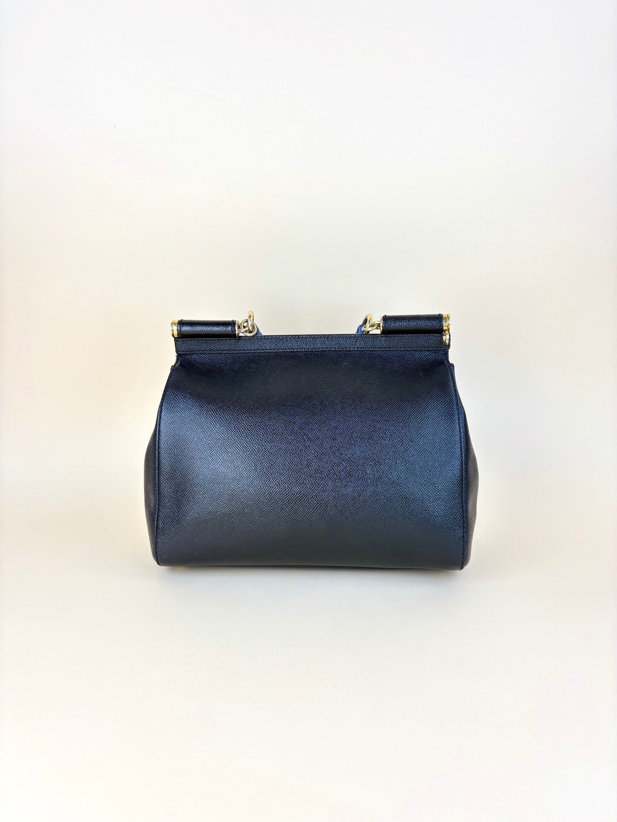 Dolce & Gabbana black Sicily with embellished and colorful enameled jewels medium bag