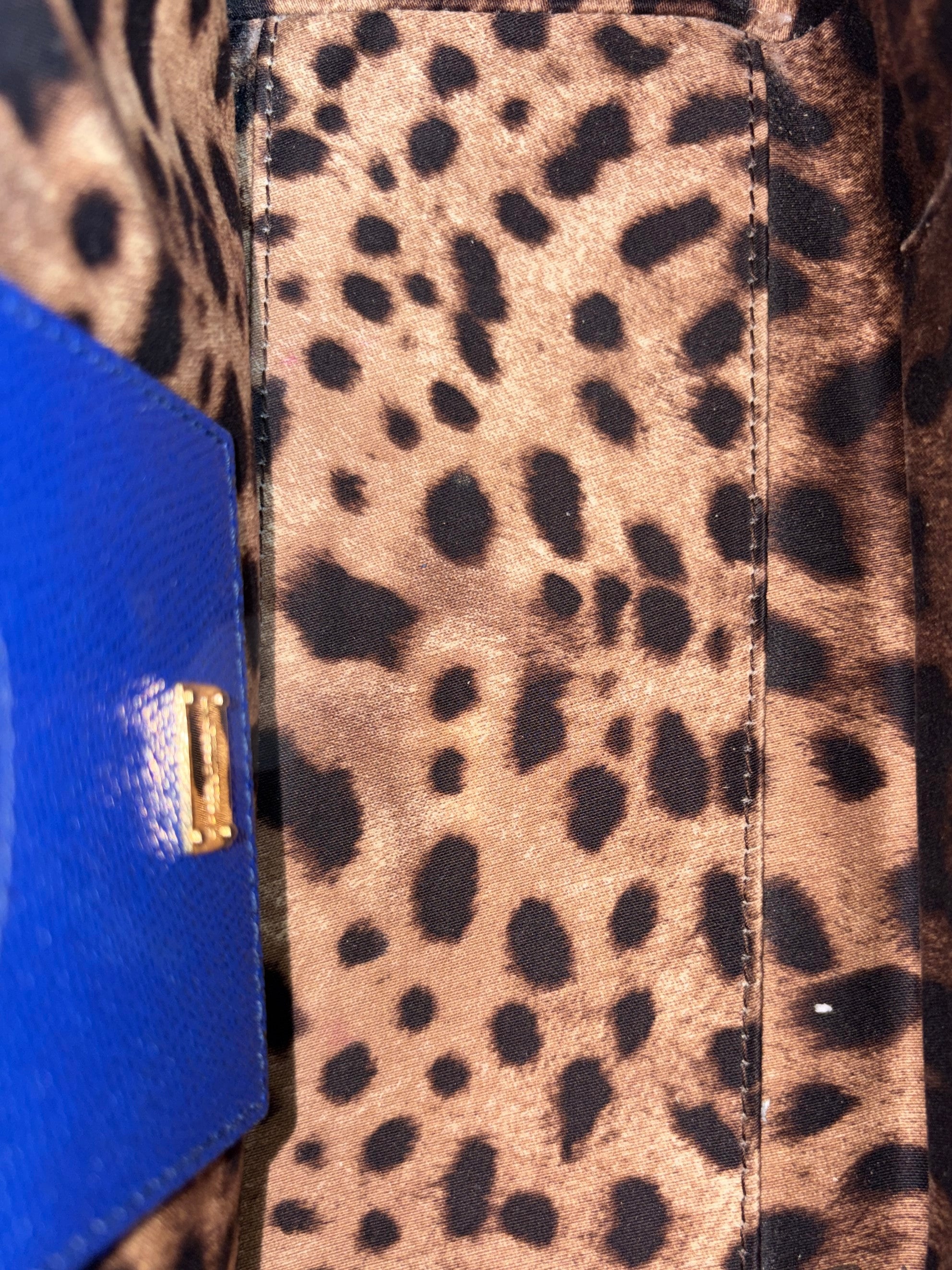 Dolce & Gabbana Blue Dauphine Large Sicily Handbag with Strap