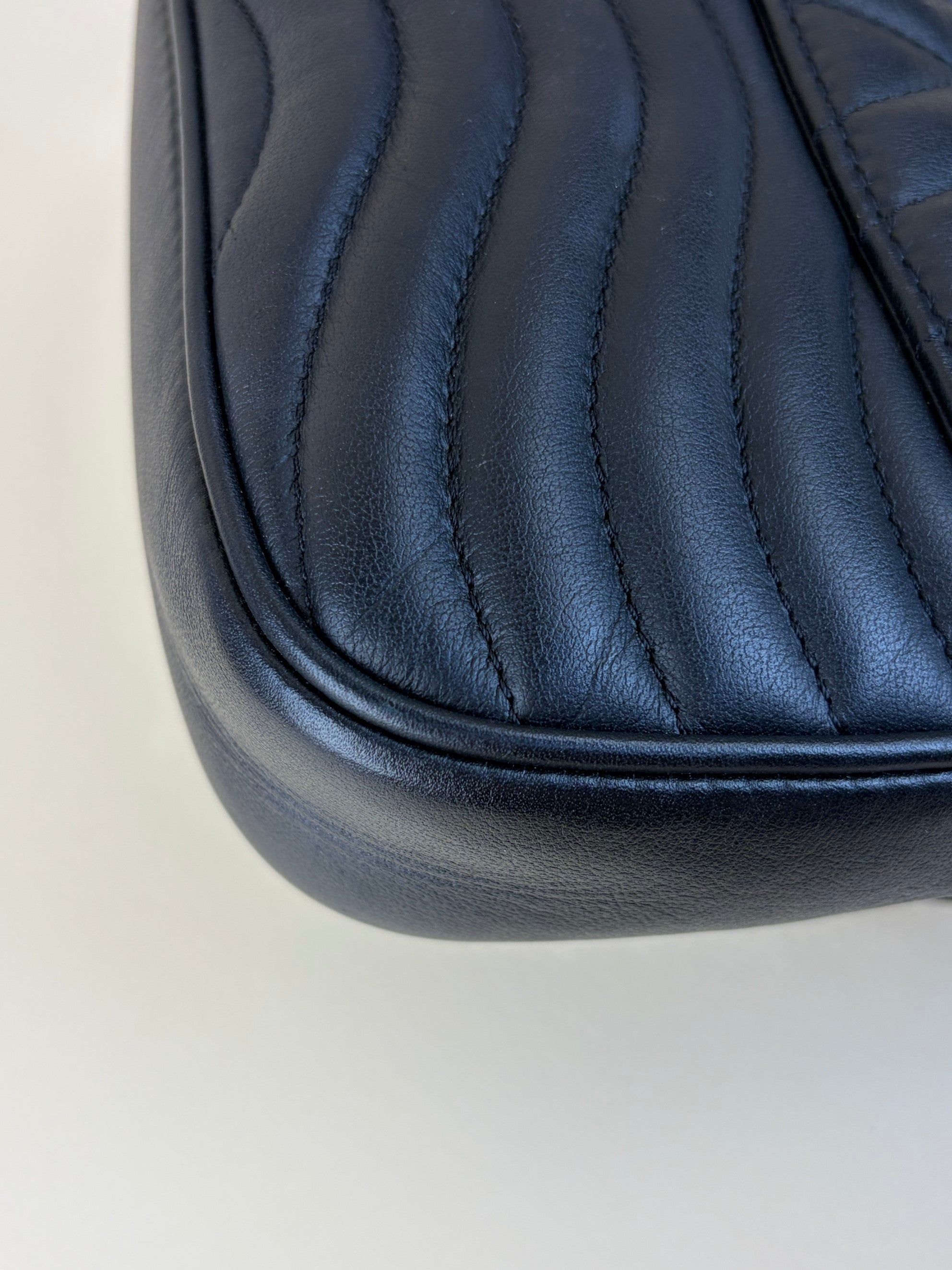 louis Vuitton black calfskin new wave multi pochette bag