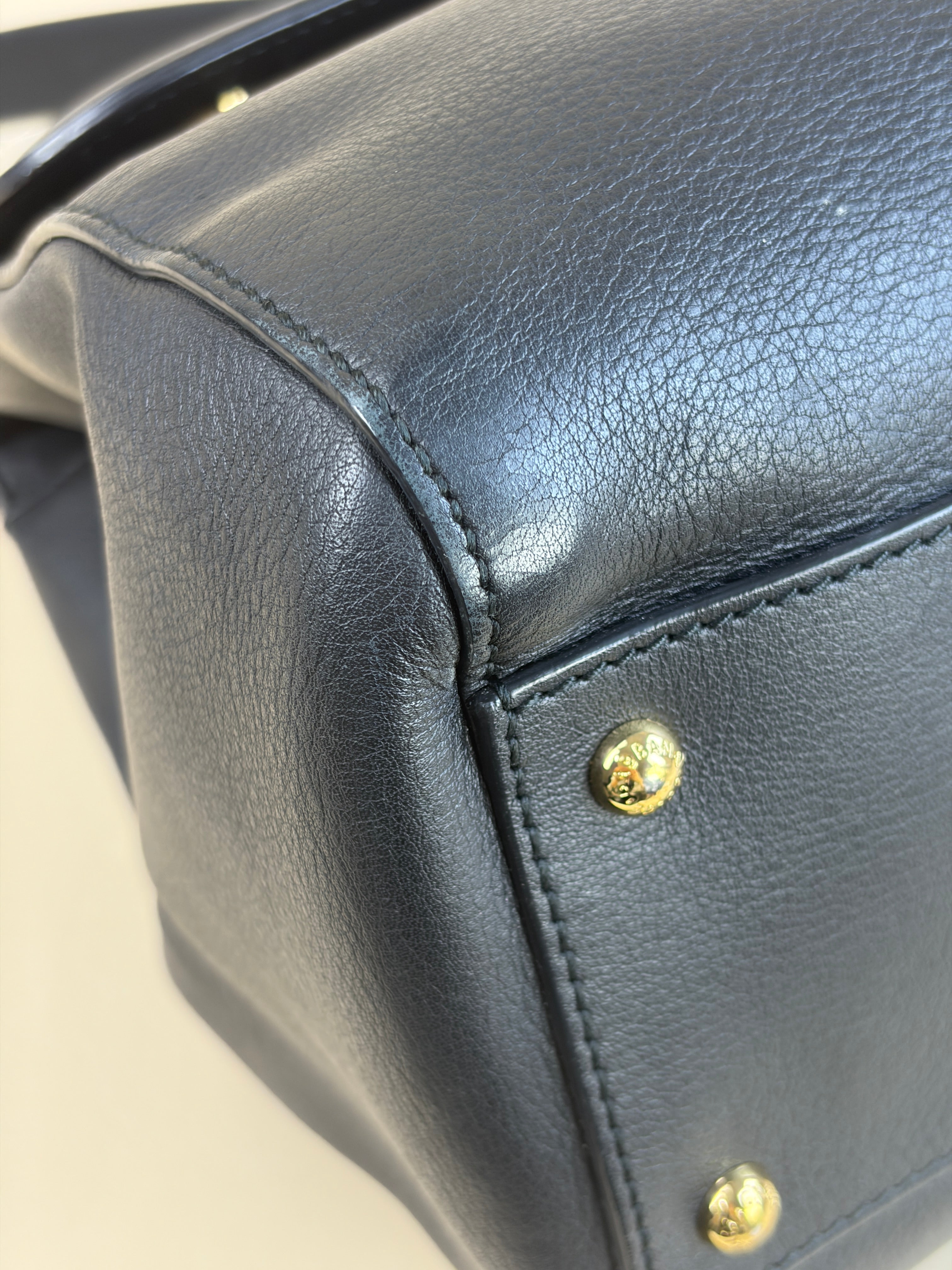 Dolce & Gabbana Black Maxi Sicily Handbag with Strap