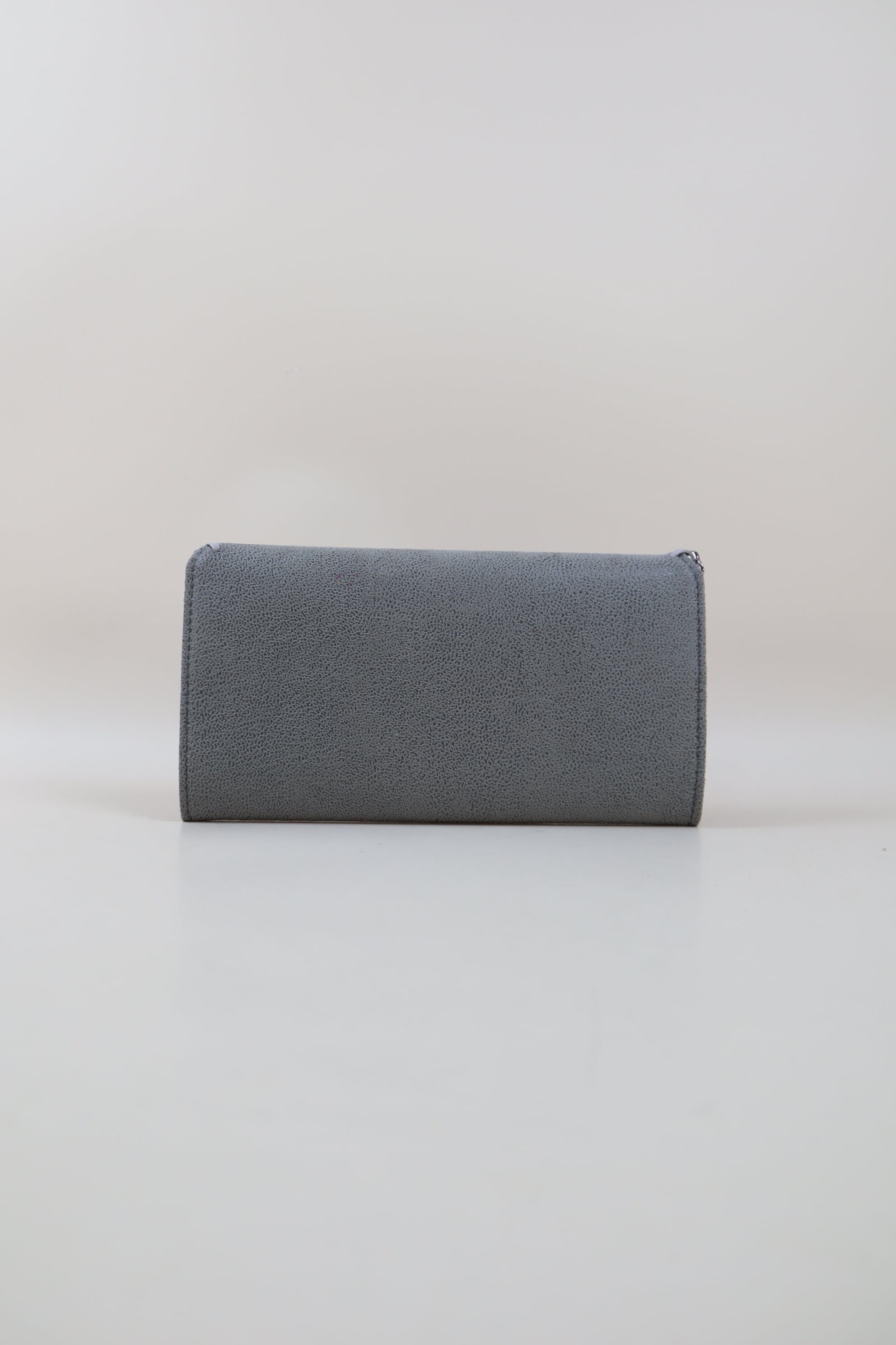Stella Mccartney Gray Continual Falabella Flap Long Wallet
