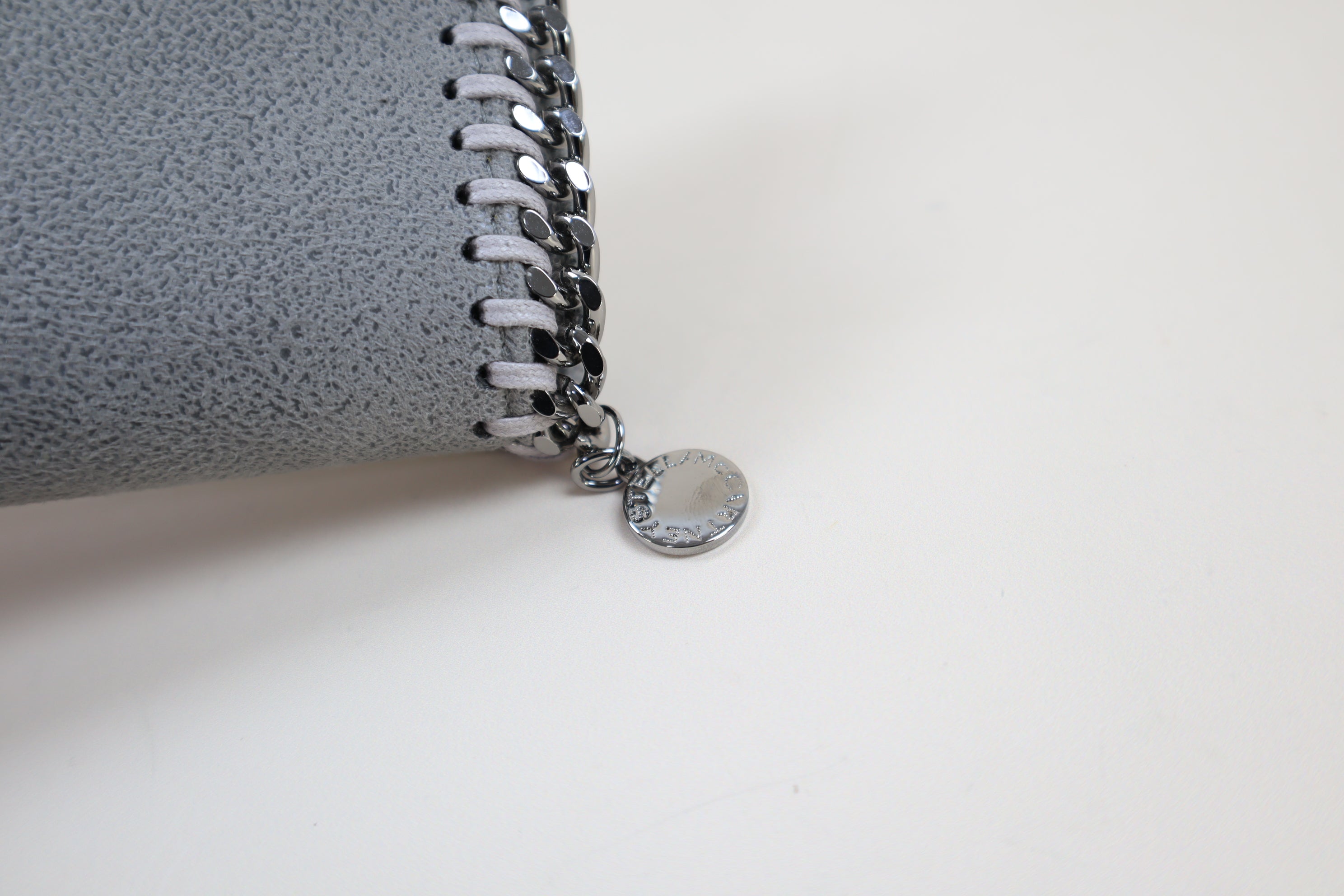 Stella Mccartney Gray Continual Falabella Flap Long Wallet